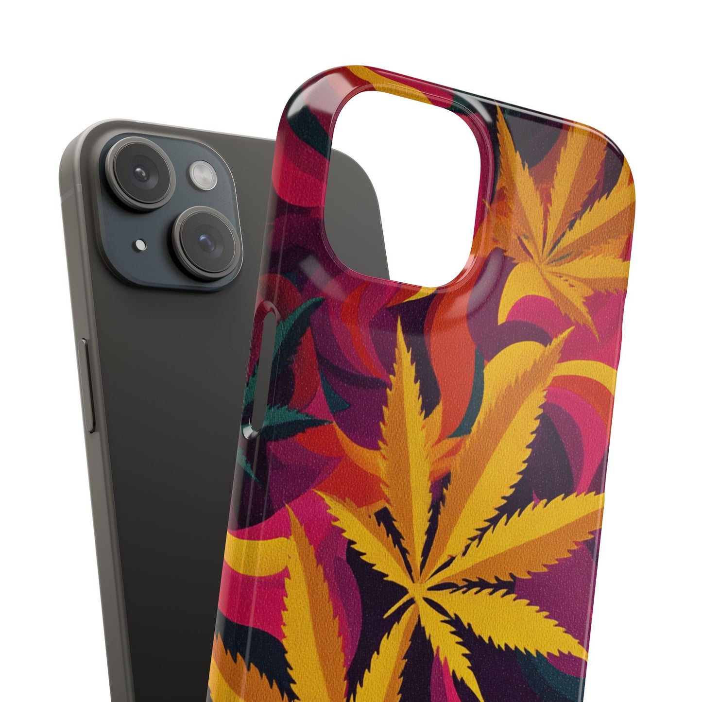 Autumn Vibe Cannabis Snap Case for IPhones and Samsungs Custom