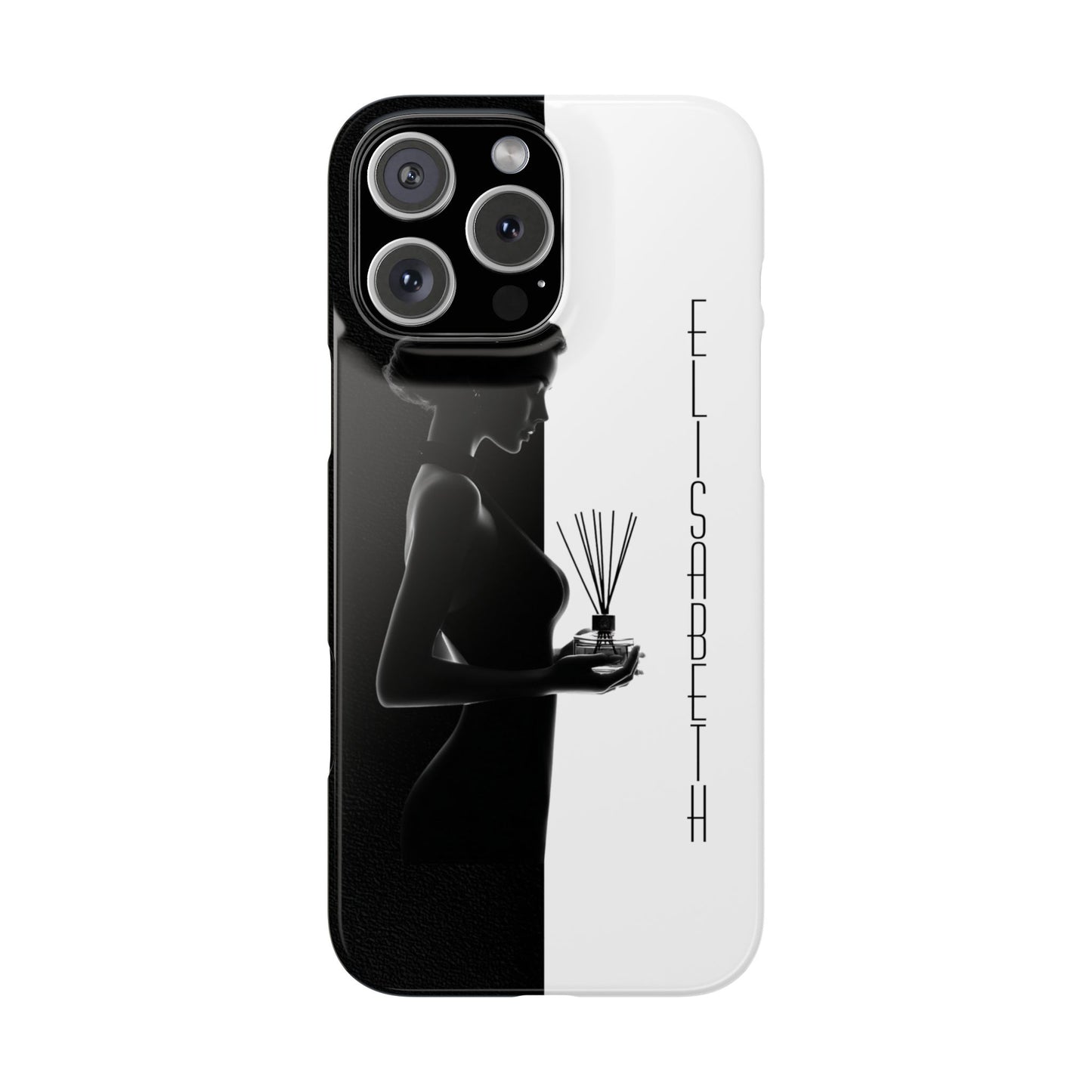 Custom Black and White Snap Case for Women Phone Cover for iPhone and Samsung
