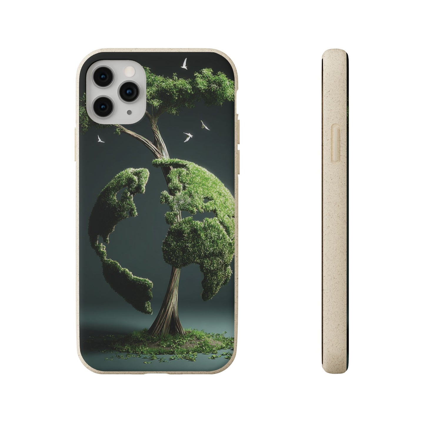 Eco-Friendly Phone Case with Nature Design, Sustainable iPhone Cover, Biodegradable Cellphone Accessories, Green Earth Gift, Earth Day [...]