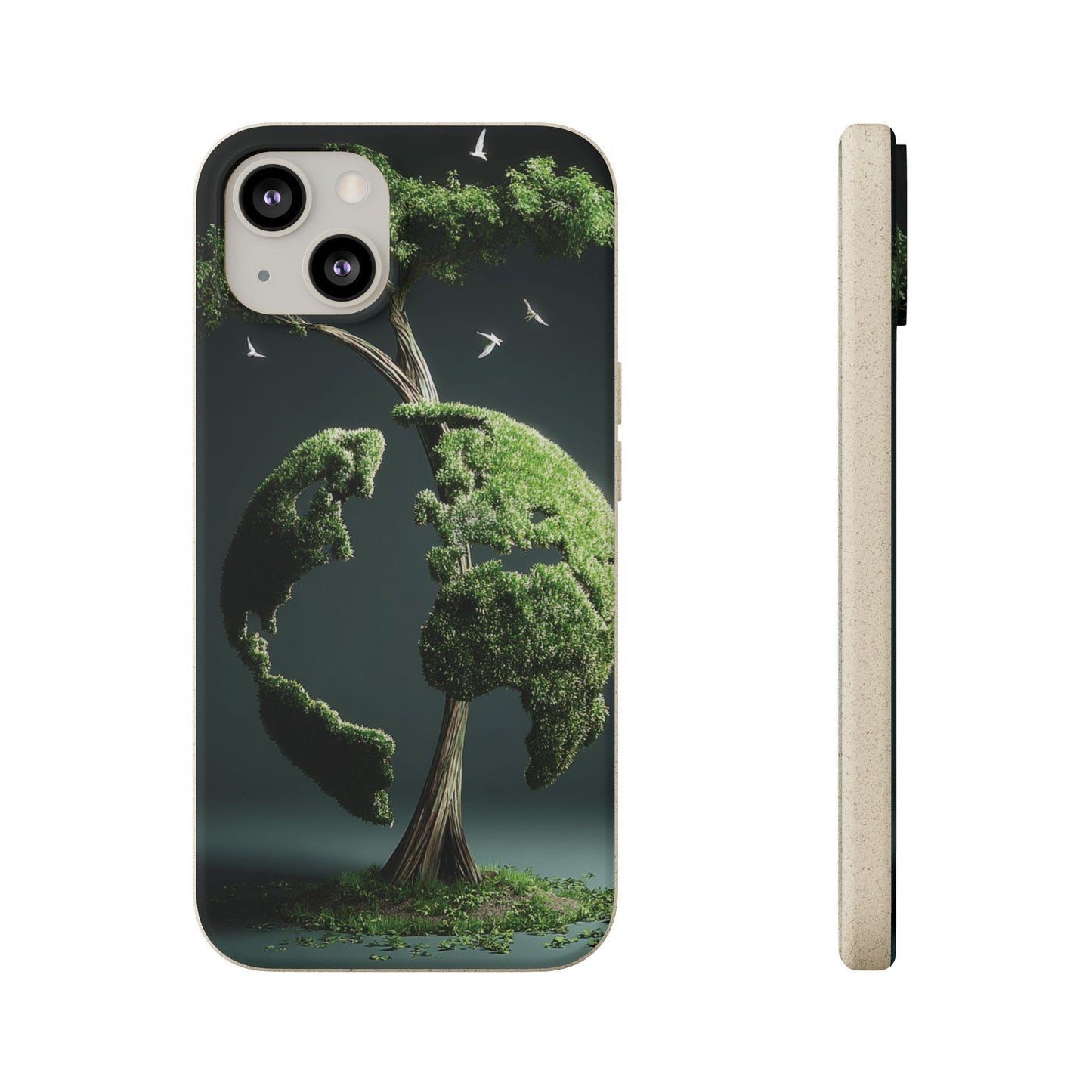 Eco-Friendly Phone Case with Nature Design, Sustainable iPhone Cover, Biodegradable Cellphone Accessories, Green Earth Gift, Earth Day [...]