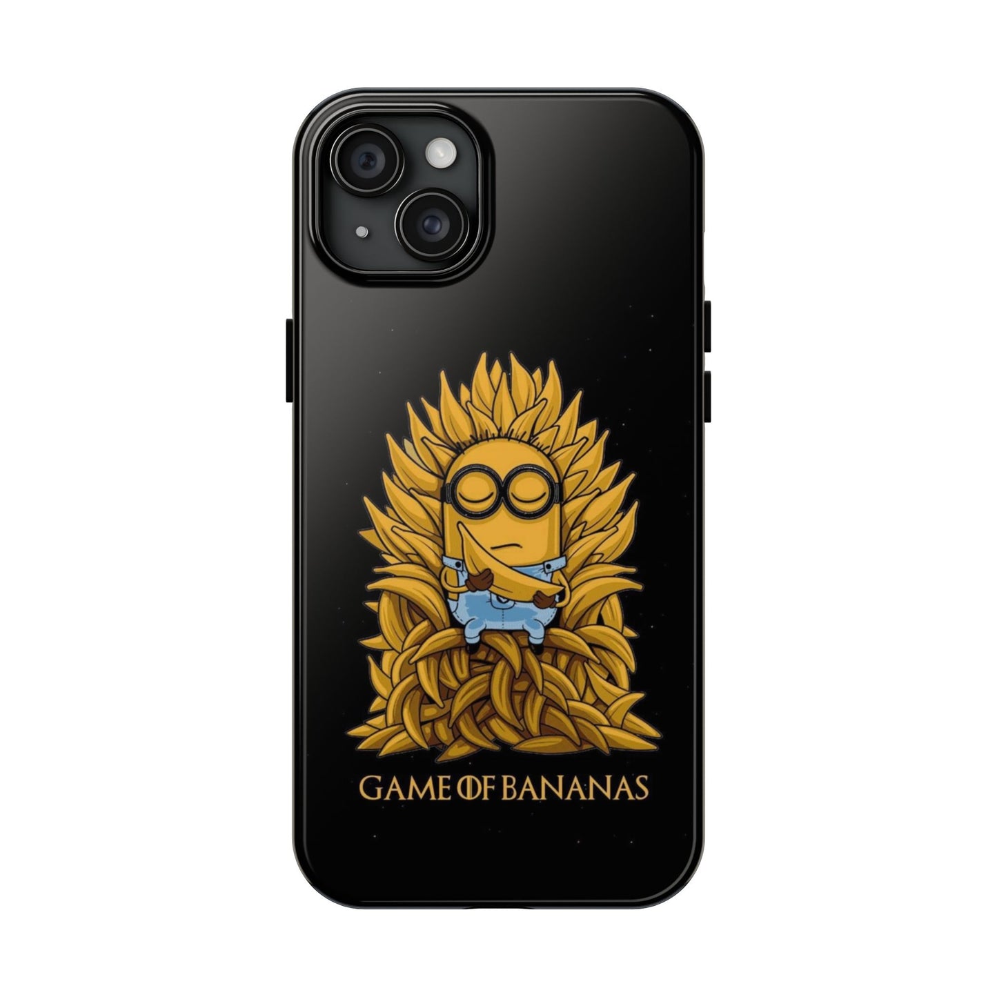 Game of BANANAS iPhone 17 Tough Phone Case | Vintage Black