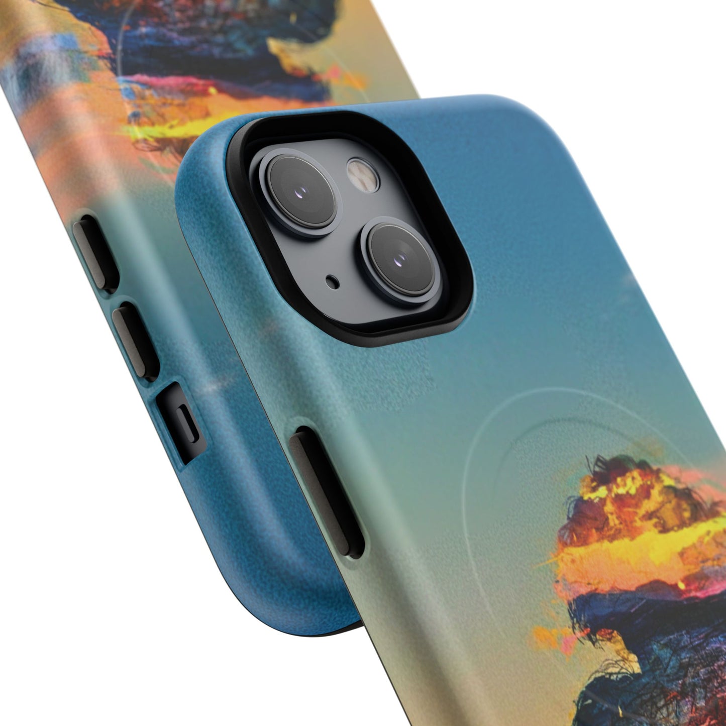 Abstract Sunset Silhouette Tough Magnetic Phone Case