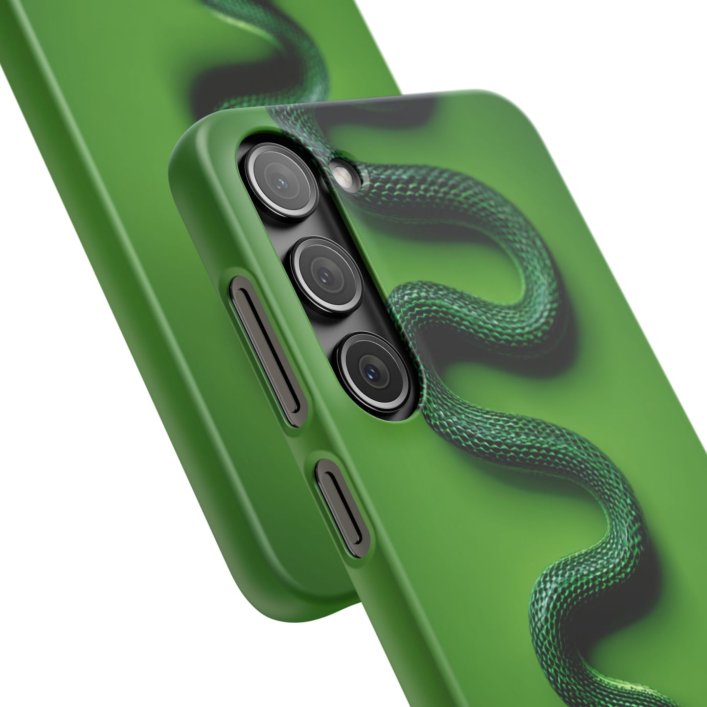 Green Snake Snap Case for iPhone, Stylish Phone Cover, Unique Gift, Trendy Accessory, Birthday, Nature Lover's Phone Case