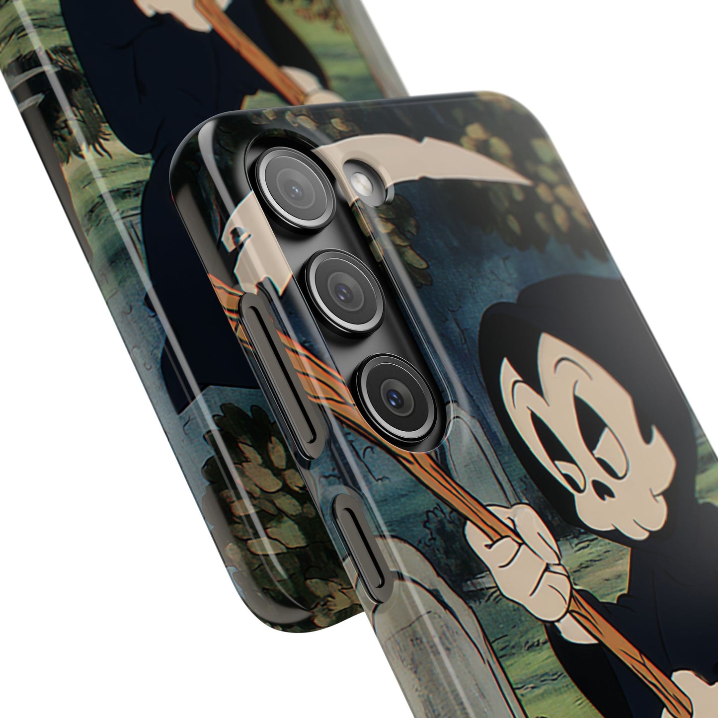 Grim Reaper Snap Case, Halloween Phone Case, Cute Death Phone Cover, Spooky Accessories, Unique Phone Protector