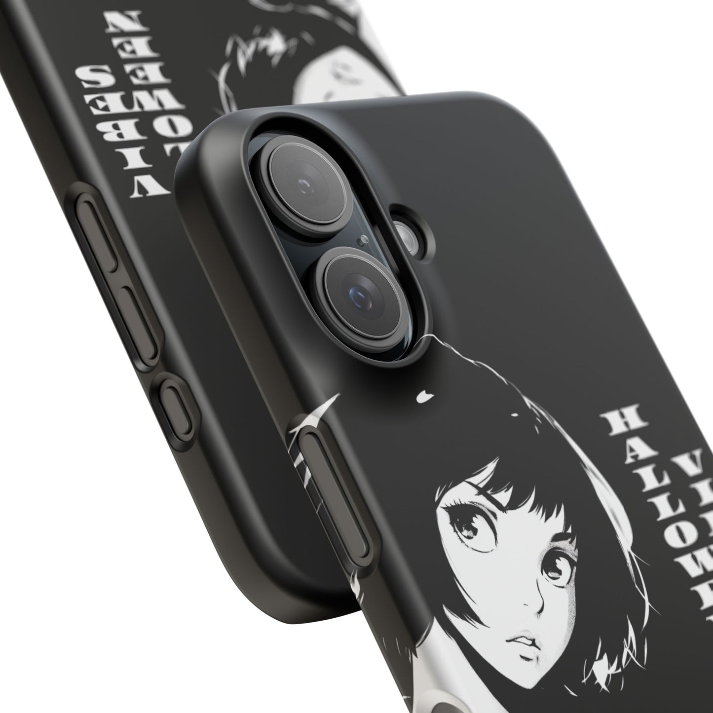 Halloween Vibes Snap Case Black and White Protective Phone Cover for iPhone and Samsung