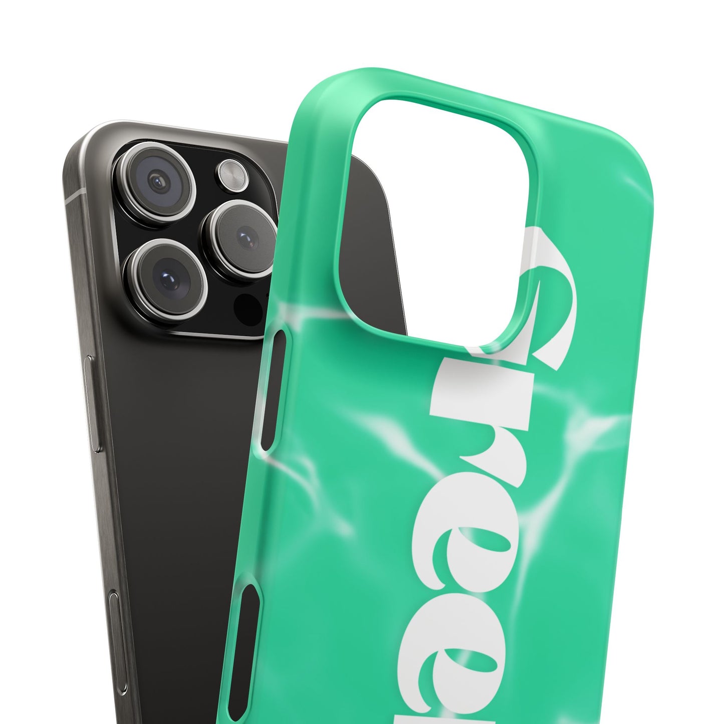 Aqua Pool Vibe Snap Case, Tropical Phone Cover, Summer Accessory, Trendy Gift for Friends, Beach Lover's Essential