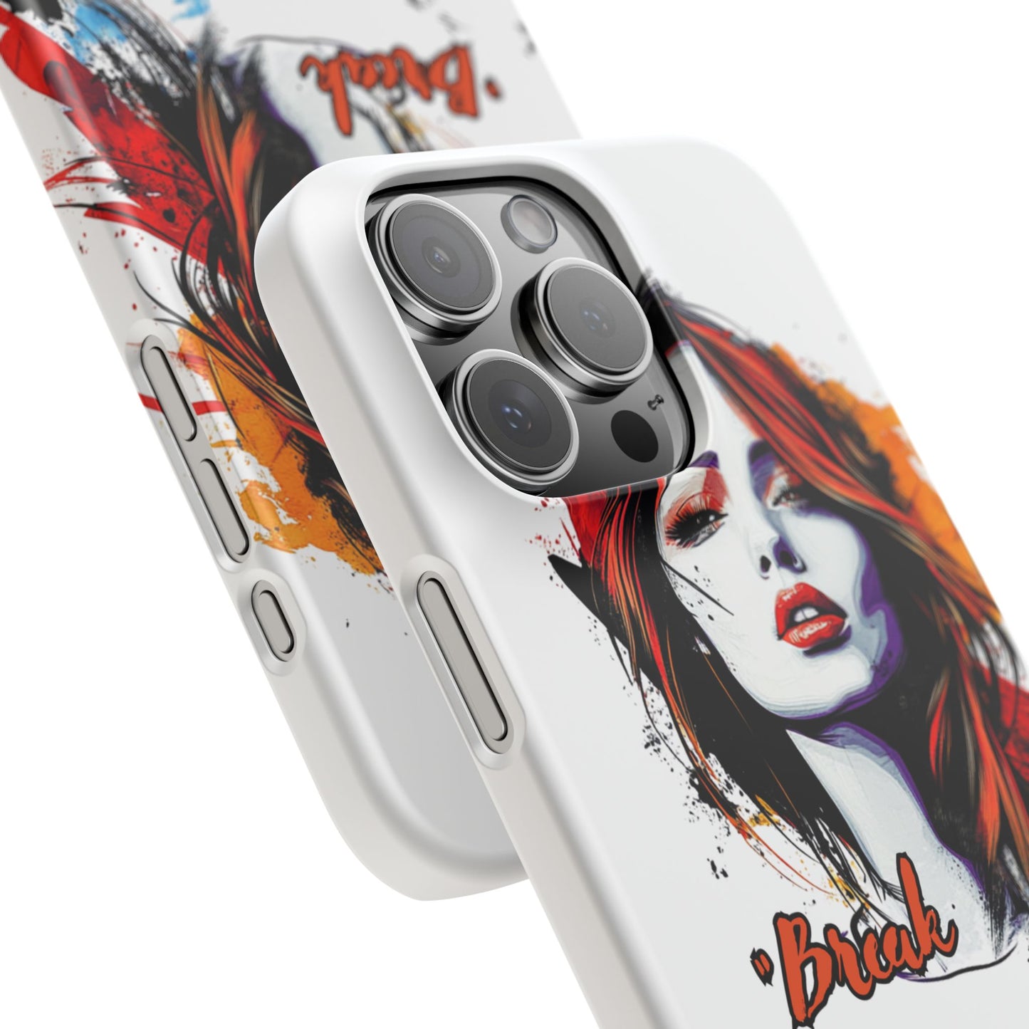 Empowering Art Snap Cases, Phone Cover, Break the Chains of Silence, Unique Gift, Inspirational Tech Accessories