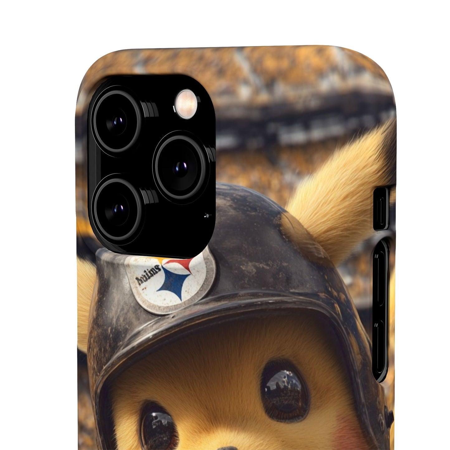 Fun Character Sports Snap Case, Phone Case, Fun Tech Accessory, Cute Gift for Gamers, Football Lovers, Kids.
