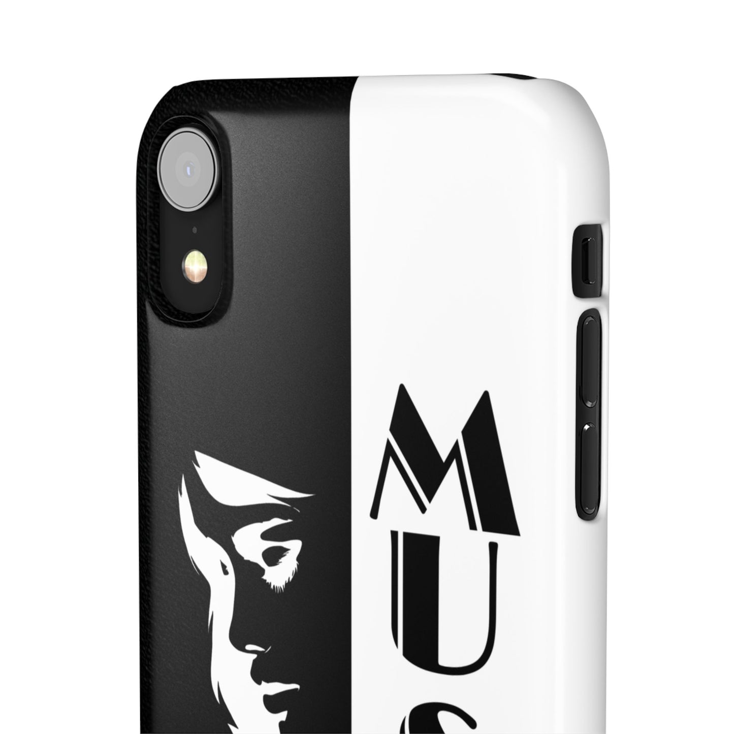 Black And White Bold Muse Snap Case Cover for iPhone and Samsung