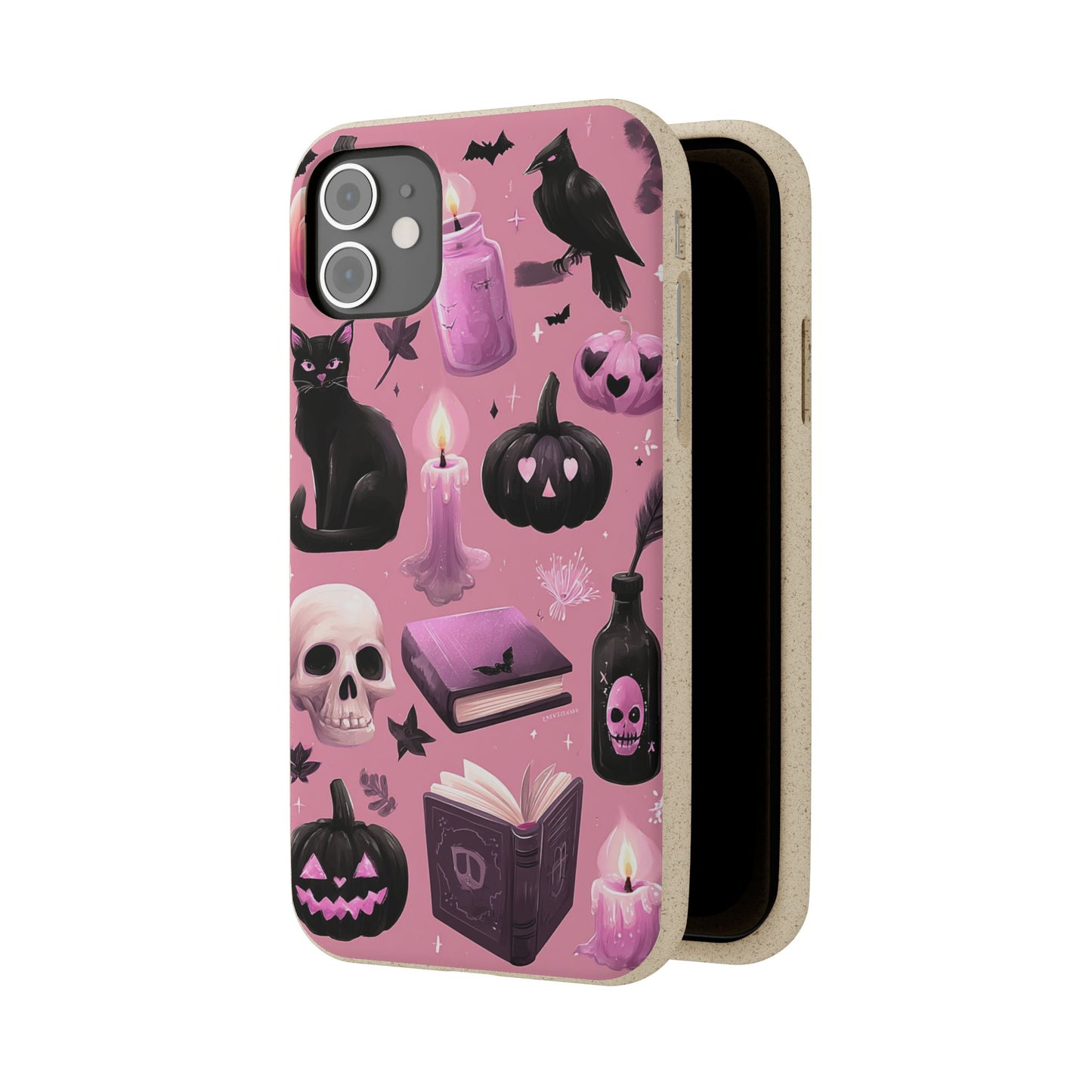 Halloween-Inspired Biodegradable Phone Case, Eco-Friendly Cell Phone Cover, Cute Goth Aesthetic Gift, Sustainable Halloween Decor, [...]