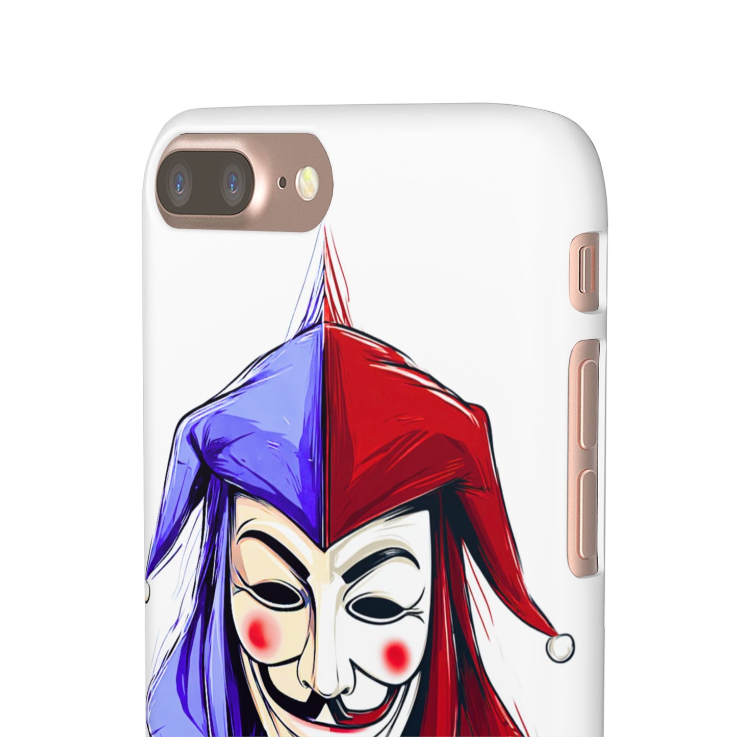 Joker & Anonimous Reunited Guy Fawkes Art Snap Case and Protective Phone Cover For iPhone and Samsung