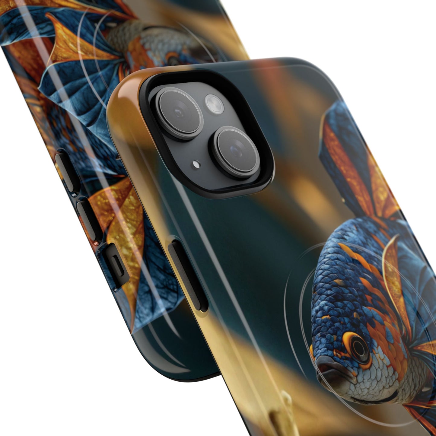 Koi Fish Tough Magnetic Phone Case — Protective Artistic Fish Design