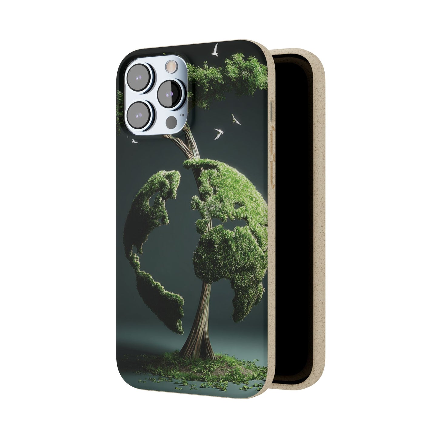 Eco-Friendly Phone Case with Nature Design, Sustainable iPhone Cover, Biodegradable Cellphone Accessories, Green Earth Gift, Earth Day [...]