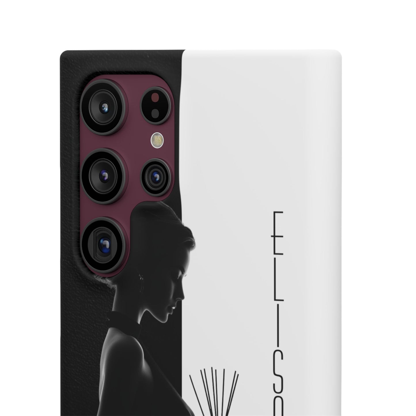 Custom Black and White Snap Case for Women Phone Cover for iPhone and Samsung