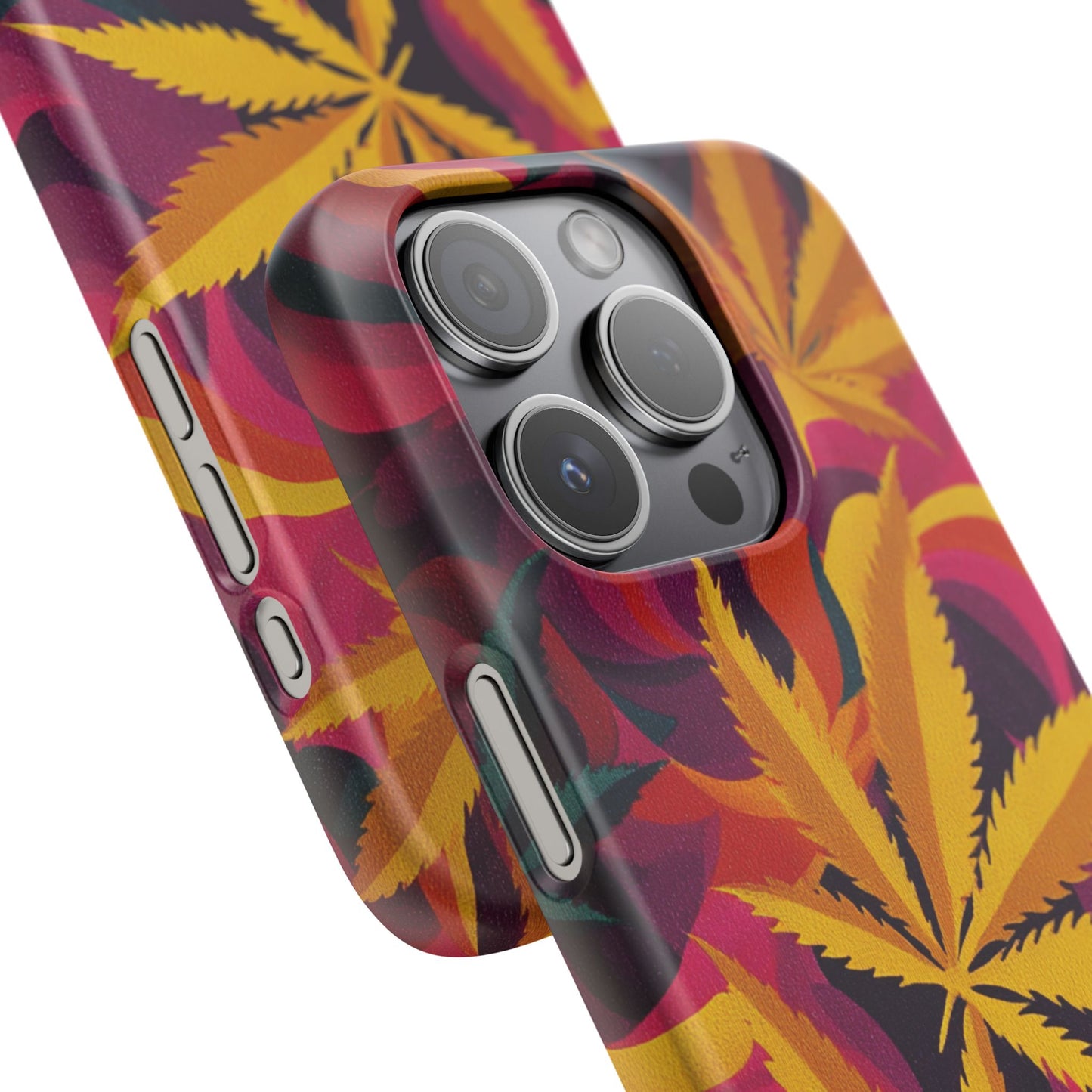 Autumn Vibe Cannabis Snap Case for IPhones and Samsungs Custom