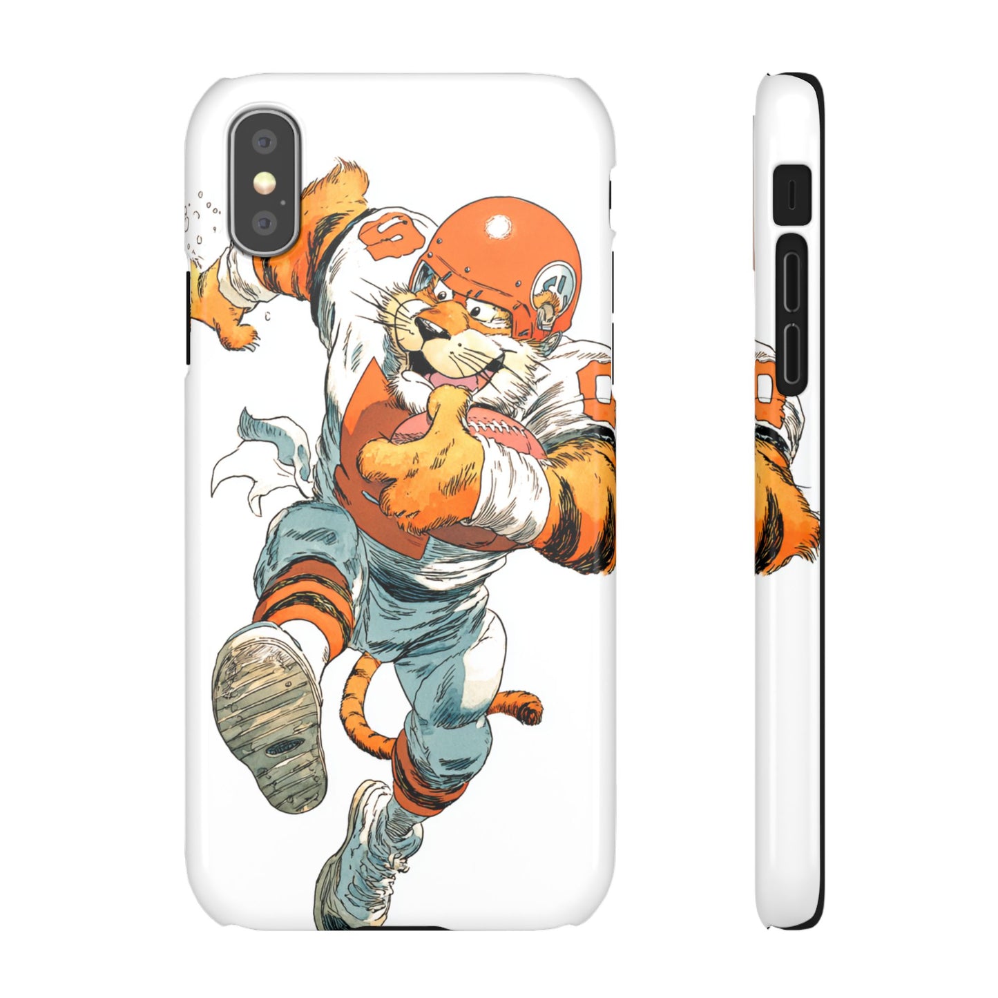 Cincinnati Bengals Snap Cases, Football Fans Phone Case, Tiger Cartoon Art Design, Football Lover Gift, Protective Phone Cover
