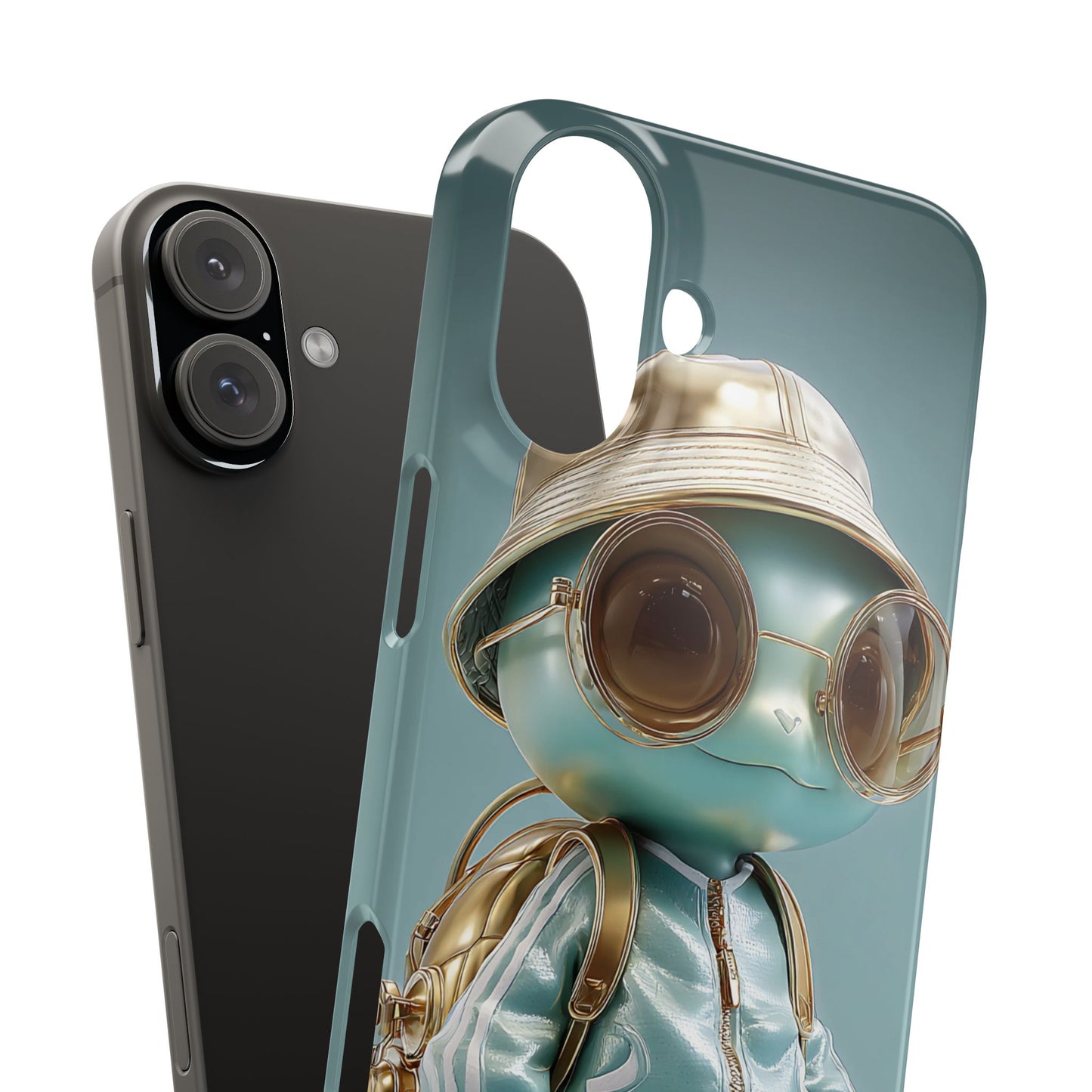 Trendy Character Snap Case for Phone, Cute Phone Cover, Gift for Kids, Cartoon Style Gadget Accessory, Fun Phone Protection