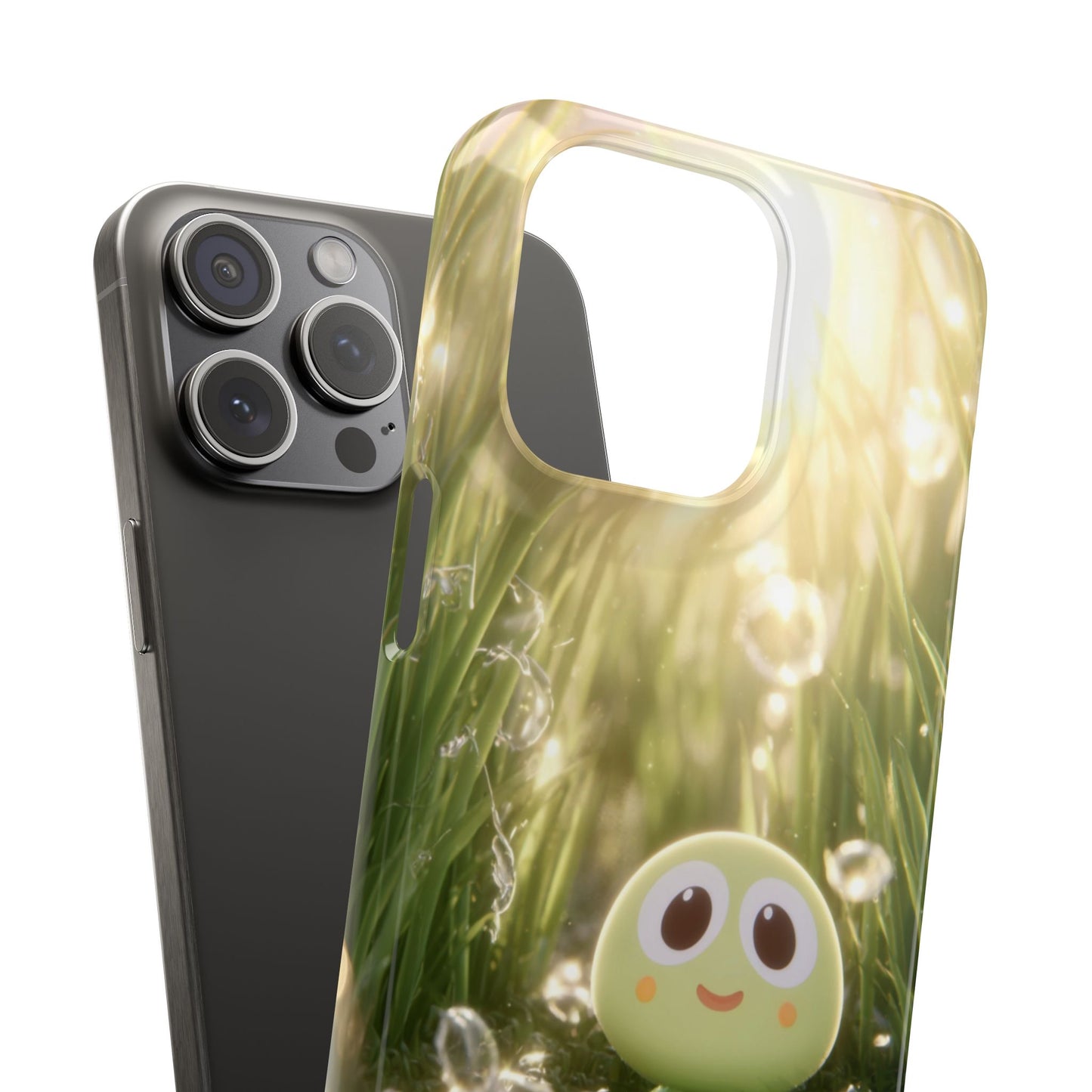 Cute Nature-Inspired Snap Case, Cartoon Phone Cover, Eco-Friendly Gift, Fun Accessory, Personalized Phone Case, Nature Lover's Gift