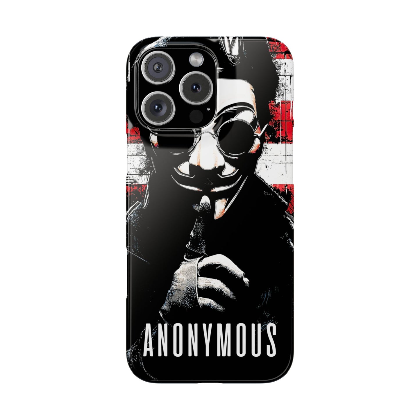 Anonimous & Guy Fawkes Art Snap Case and Protective Phone Cover For iPhone and Samsung