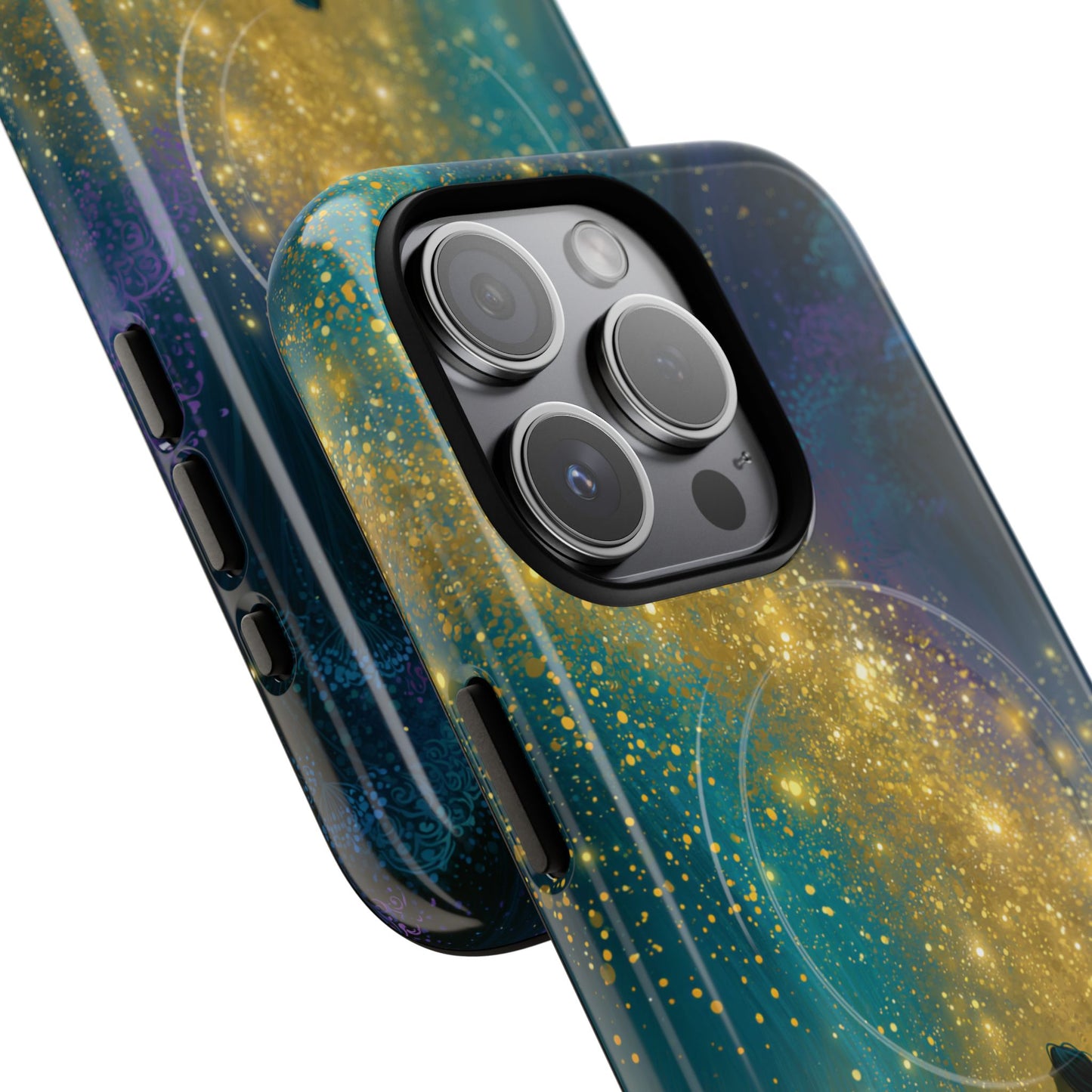 Mystical Nightfall Phone Case — Starry Silhouette Tough Magnetic Case