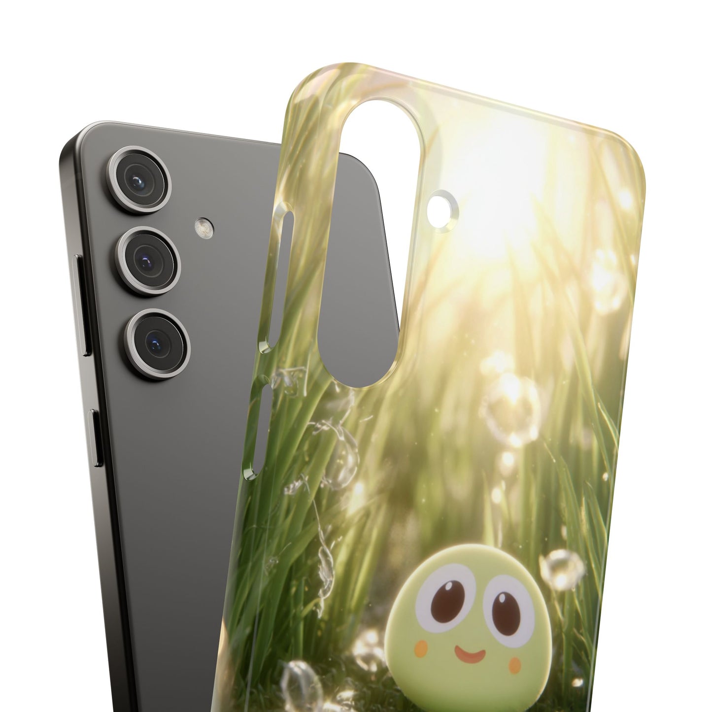 Cute Nature-Inspired Snap Case, Cartoon Phone Cover, Eco-Friendly Gift, Fun Accessory, Personalized Phone Case, Nature Lover's Gift