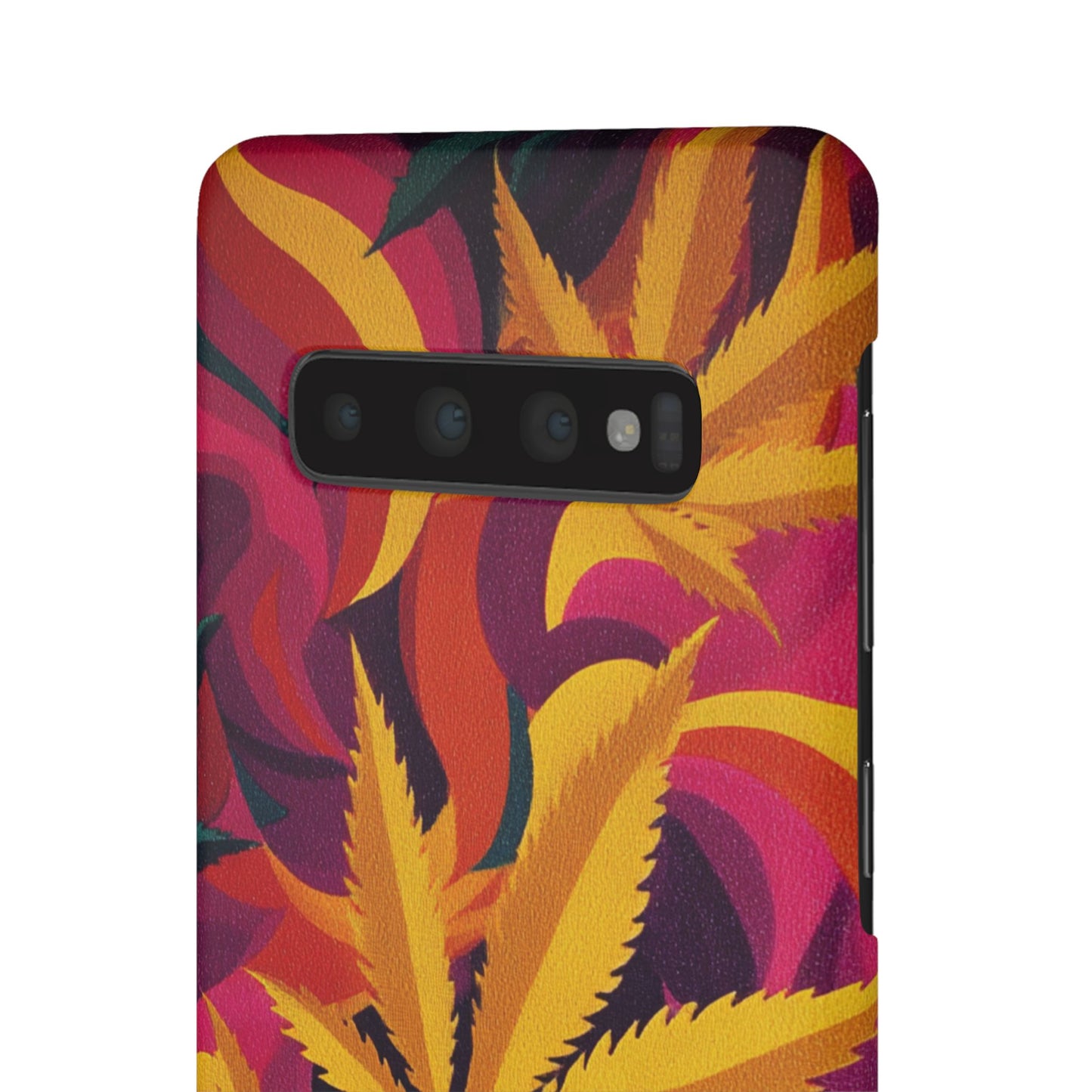 Autumn Vibe Cannabis Snap Case for IPhones and Samsungs Custom