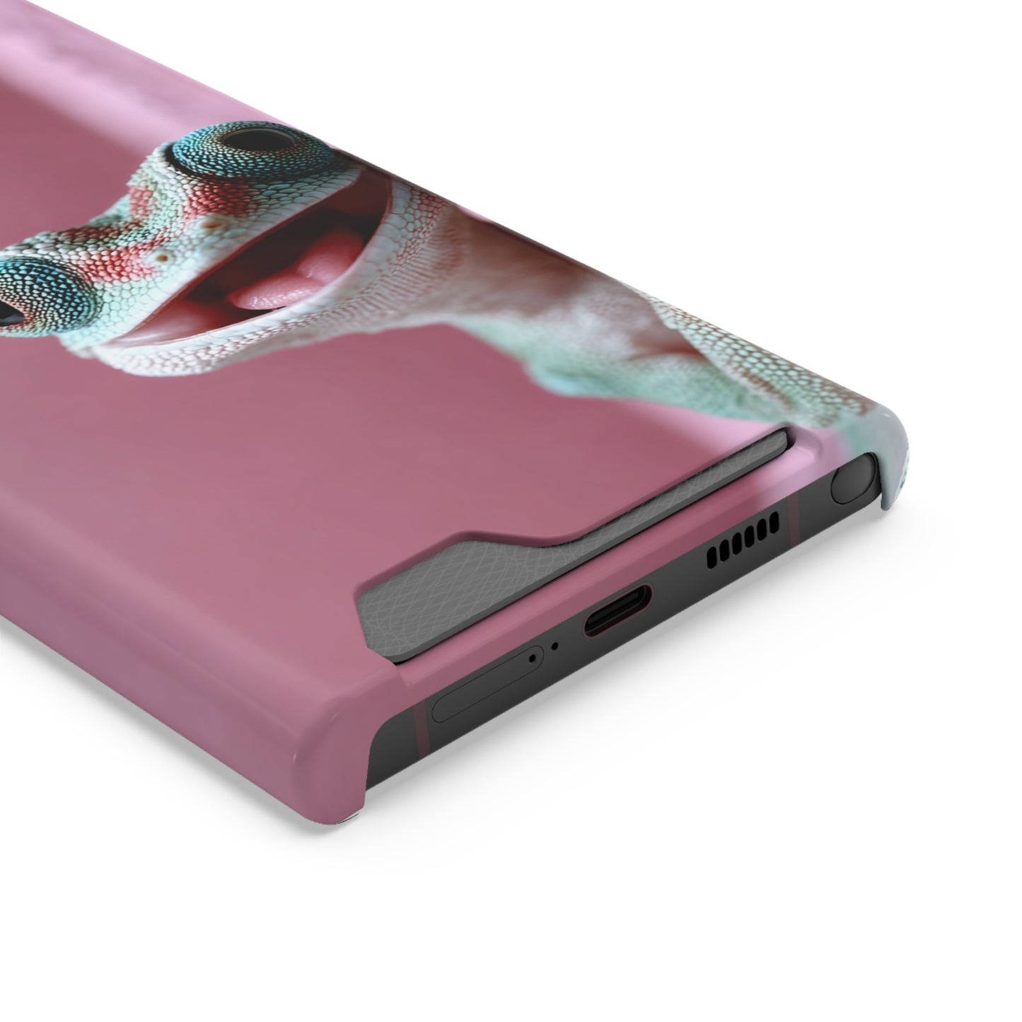 Whimsical Phone Case with Card Holder - Cute Gecko Design, Fun Gift for Kids, Stylish Accessory for Everyday Use, Perfect for [...]
