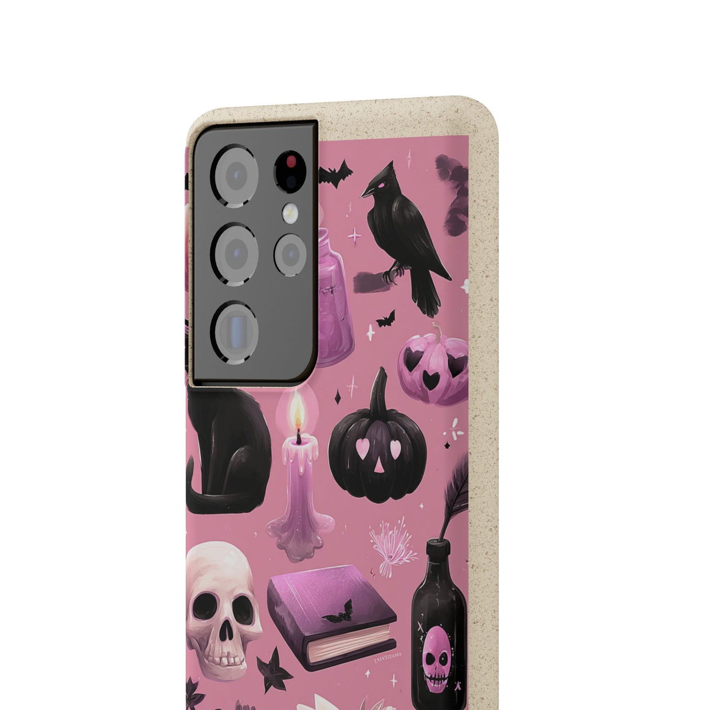 Halloween-Inspired Biodegradable Phone Case, Eco-Friendly Cell Phone Cover, Cute Goth Aesthetic Gift, Sustainable Halloween Decor, [...]
