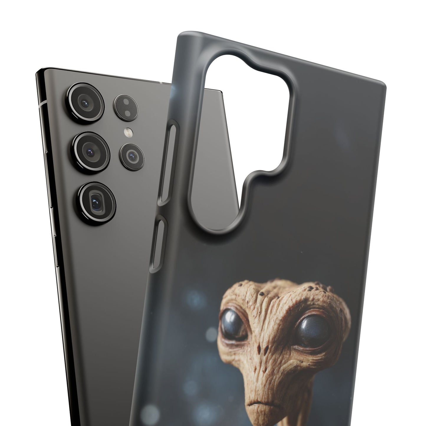Alien Coffee Snap Case, Unique Phone Cover, Pop Culture Accessory, Gift for Sci-Fi Lovers, Customizable Phone Case