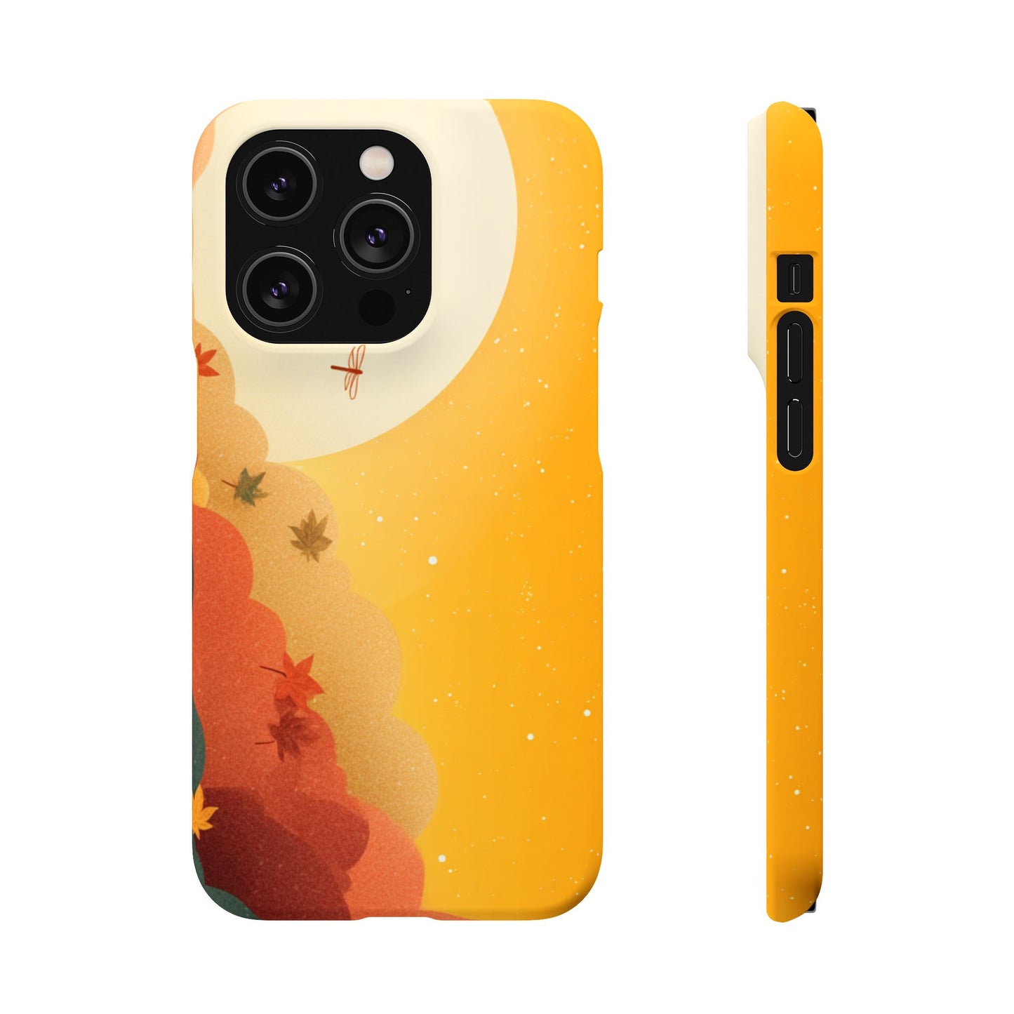 Autumn Sunset Snap Case, Fall Phone Cover, Nature-Themed Accessory, Gift for Her, Seasonal Aesthetic