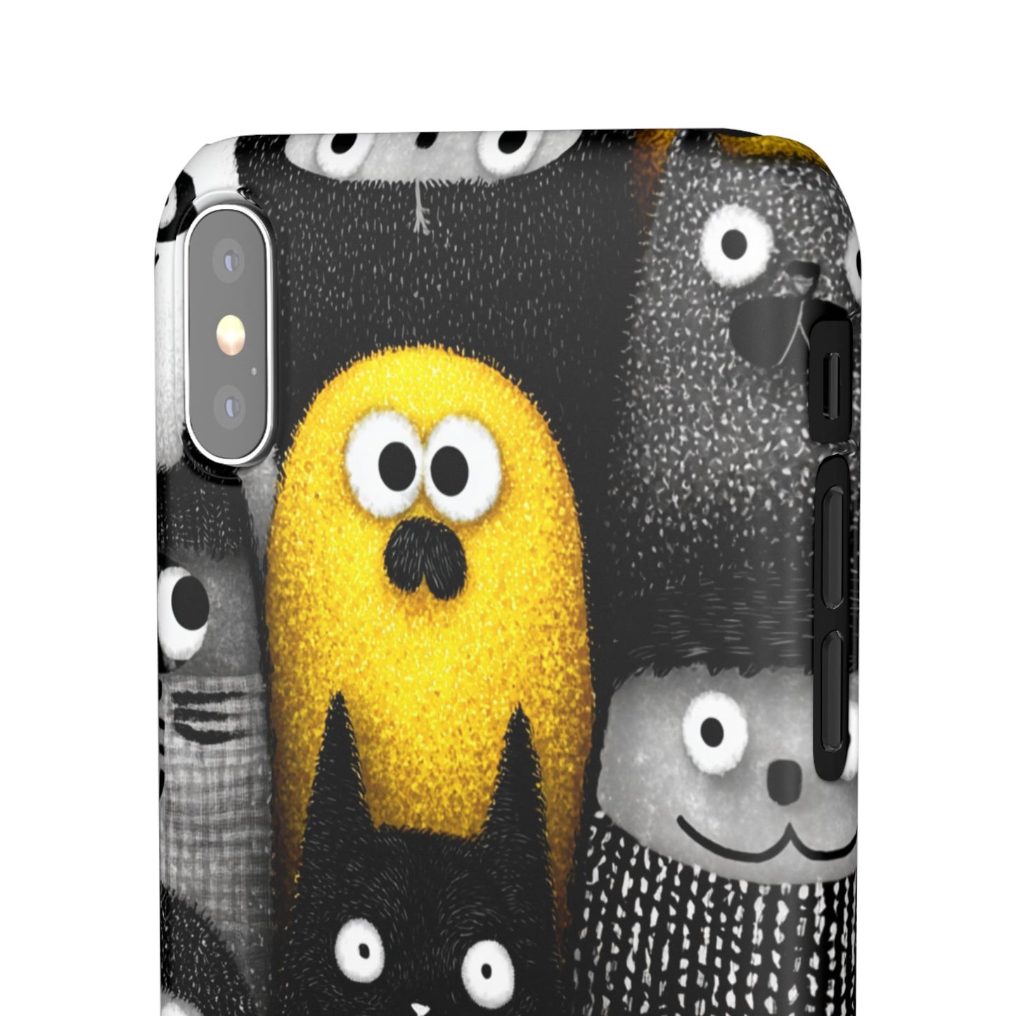 Colorful Character Snap Cases, Cute Phone Cover, Unique Gift for Kids, Fun Accessory, Perfect for Birthdays, Holidays