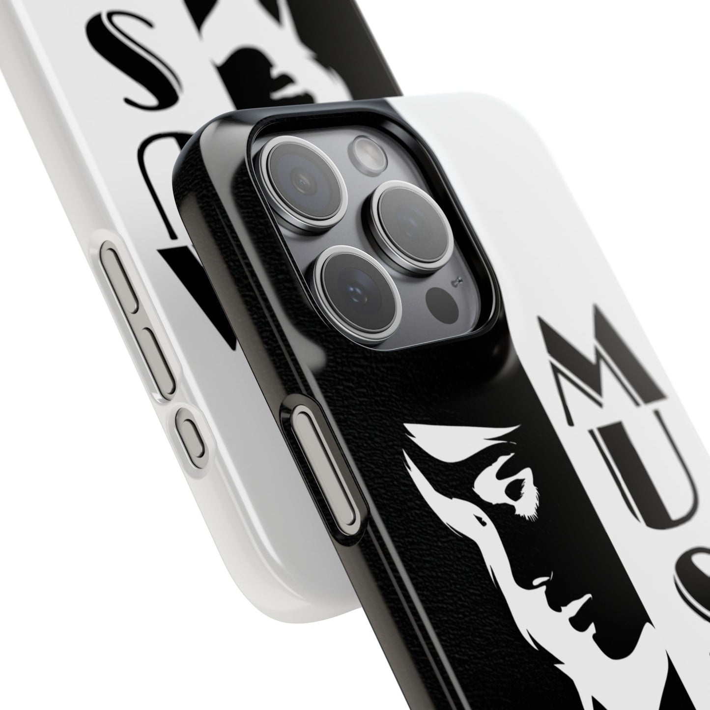 Black And White Bold Muse Snap Case Cover for iPhone and Samsung