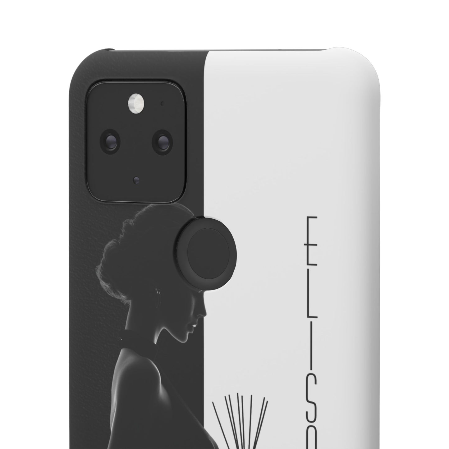 Custom Black and White Snap Case for Women Phone Cover for iPhone and Samsung
