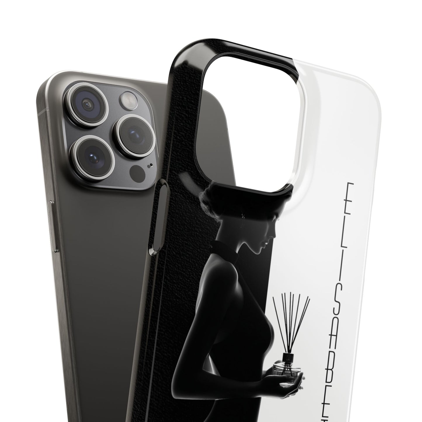 Custom Black and White Snap Case for Women Phone Cover for iPhone and Samsung