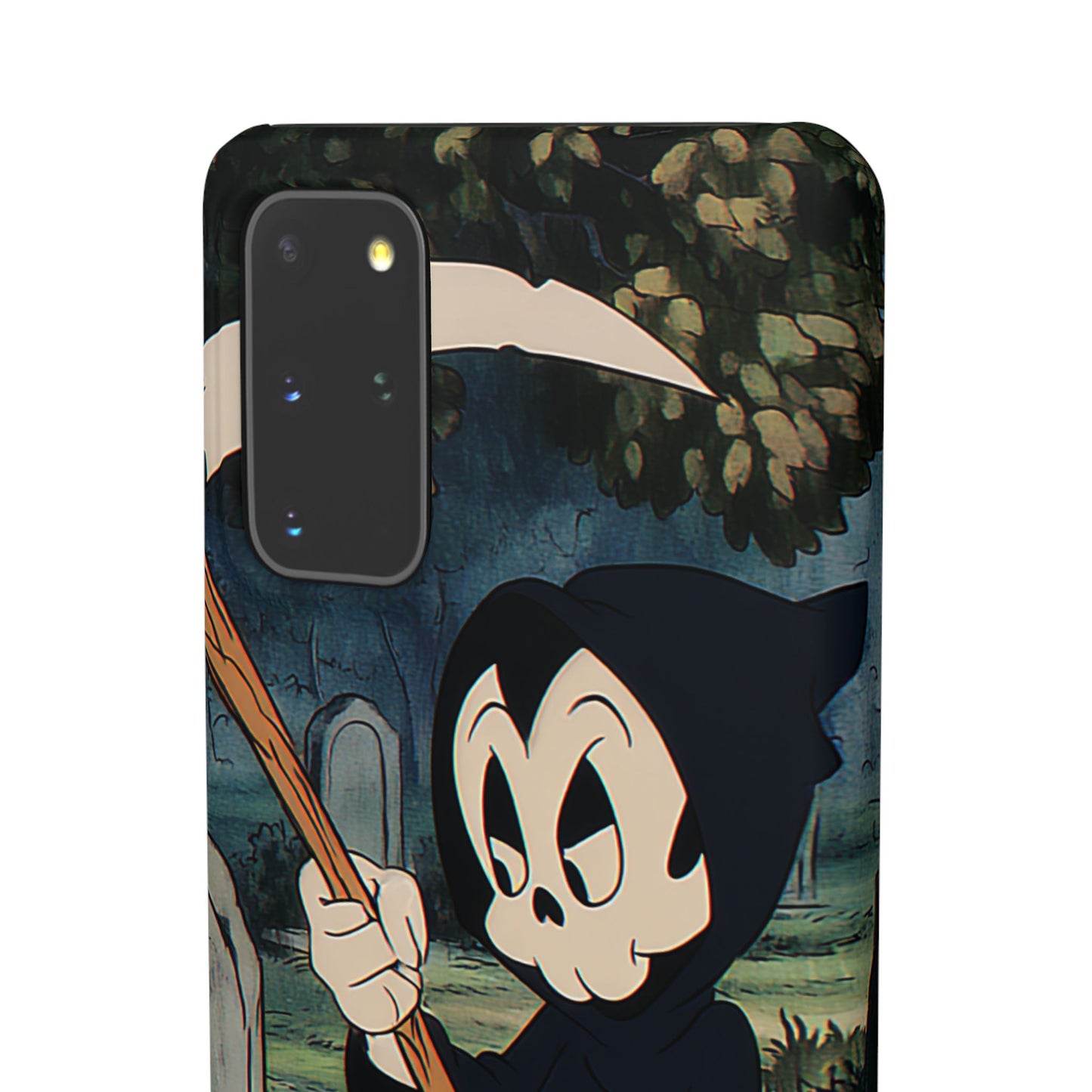 Grim Reaper Snap Case, Halloween Phone Case, Cute Death Phone Cover, Spooky Accessories, Unique Phone Protector