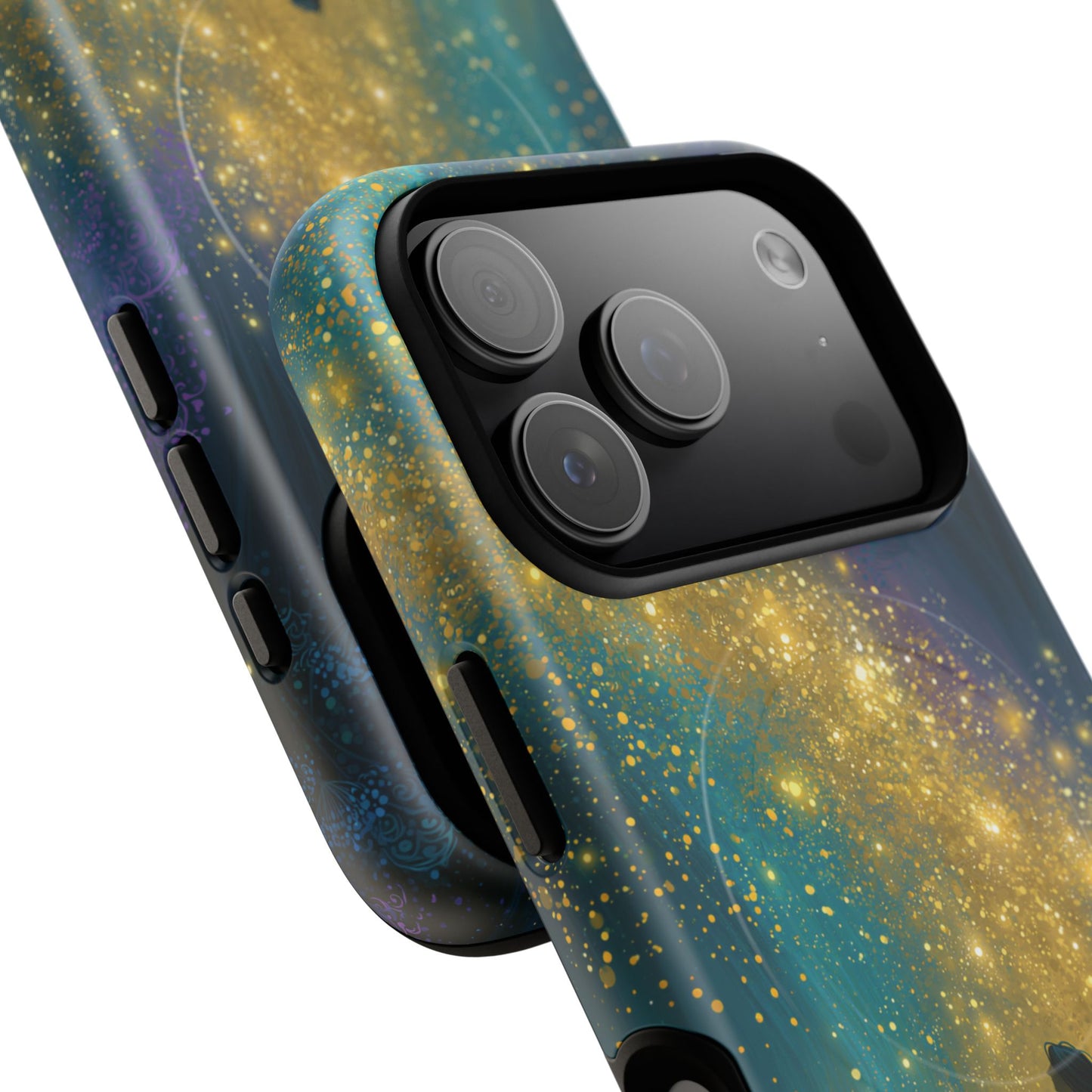 Mystical Nightfall Phone Case — Starry Silhouette Tough Magnetic Case