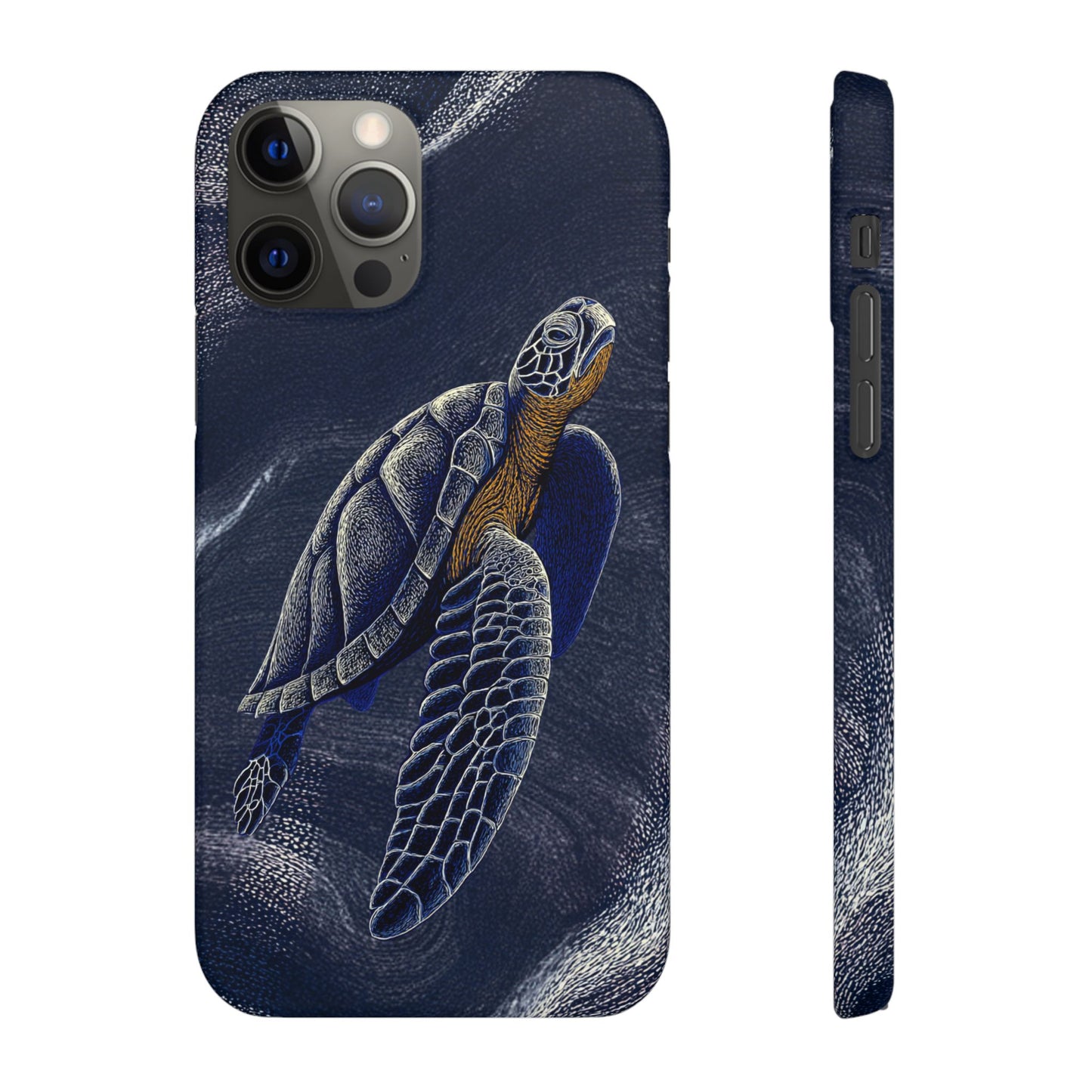 Marine Turtle Snap Case for Nature Lovers Phone Covers For Iphones and Samsungs Customization