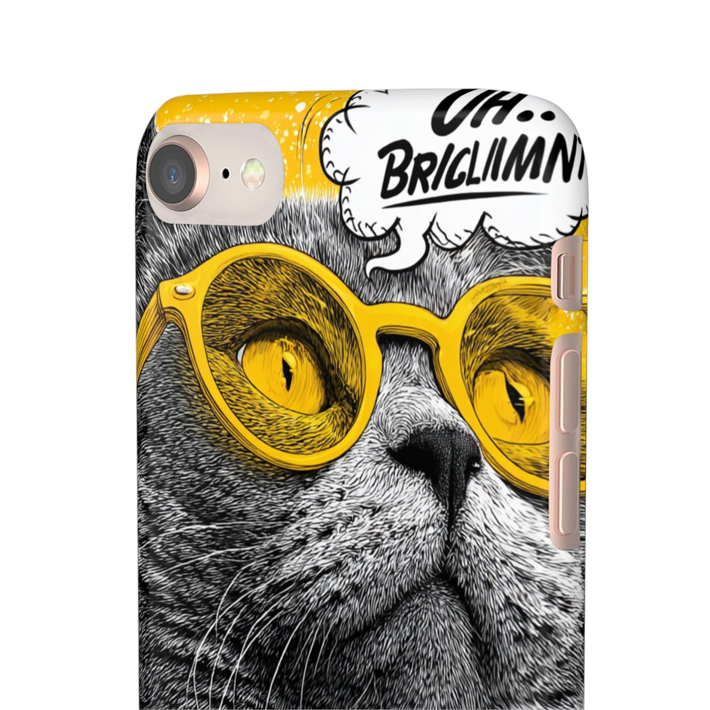 Playful Cat Snap Case - Quirky Phone Cover for Cat Lovers, Gift for Pet Enthusiasts, Funny Accessory for Any Occasion