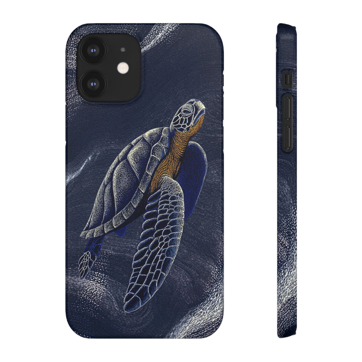 Marine Turtle Snap Case for Nature Lovers Phone Covers For Iphones and Samsungs Customization