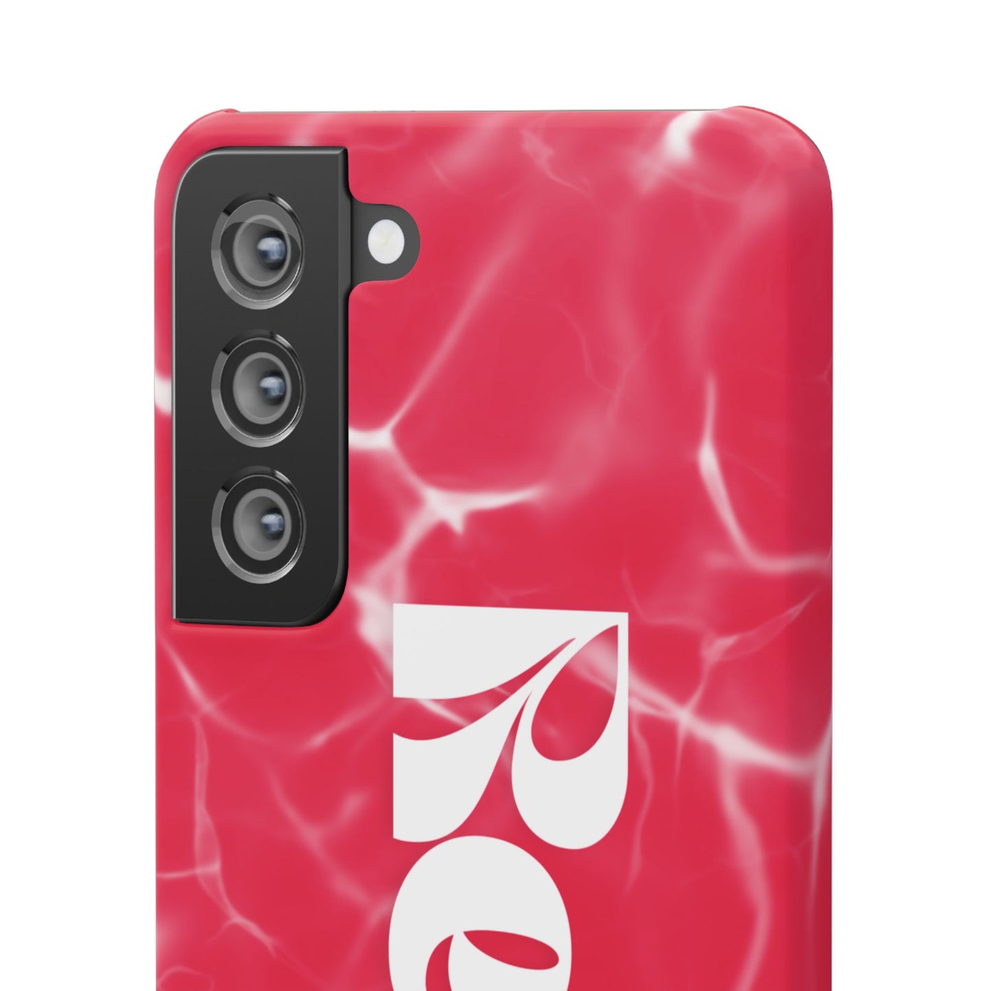 Vibrant Red Snap Case for iPhone, Trendy Phone Cover, Gift for Her, Summer Accessory, Stylish Tech Protection