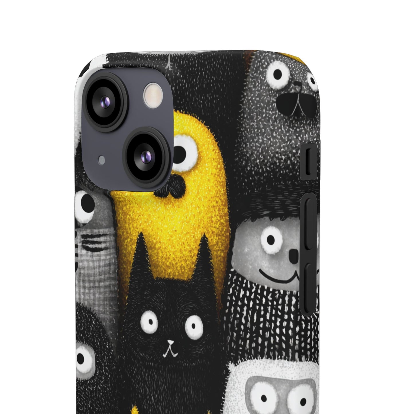 Colorful Character Snap Cases, Cute Phone Cover, Unique Gift for Kids, Fun Accessory, Perfect for Birthdays, Holidays