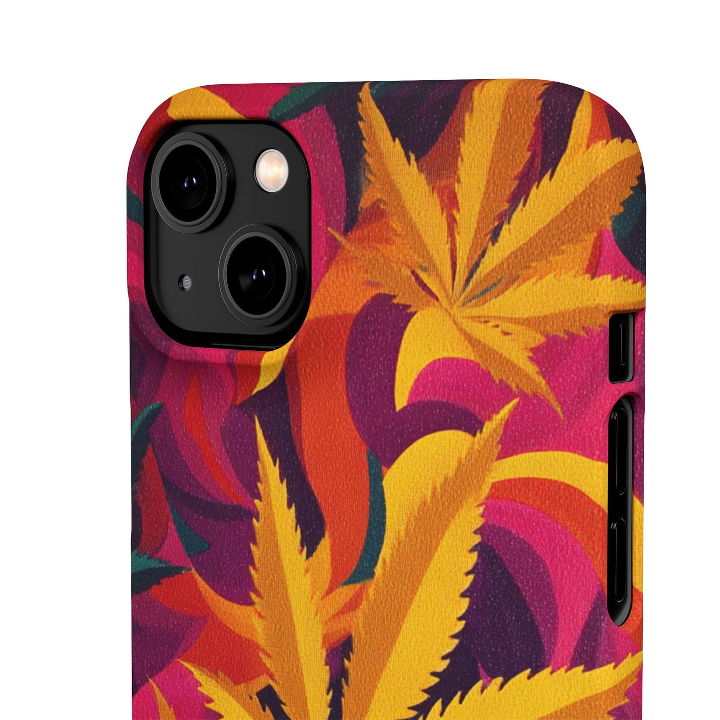 Autumn Vibe Cannabis Snap Case for IPhones and Samsungs Custom