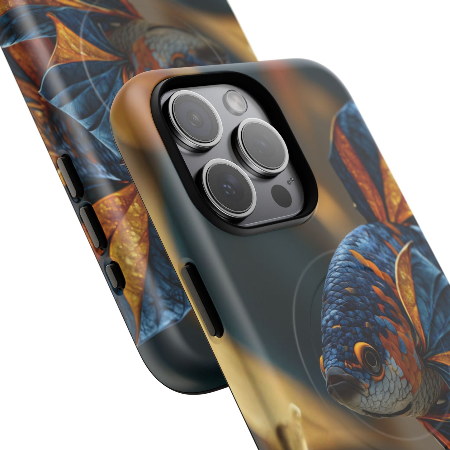 Koi Fish Tough Magnetic Phone Case — Protective Artistic Fish Design