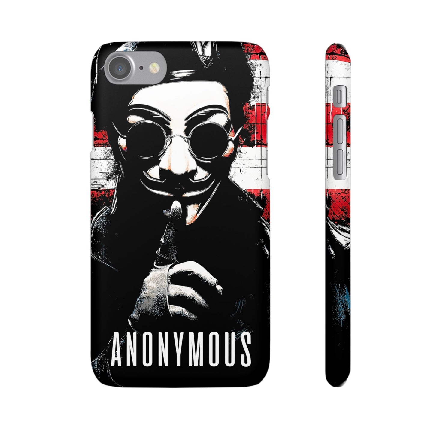 Anonimous & Guy Fawkes Art Snap Case and Protective Phone Cover For iPhone and Samsung