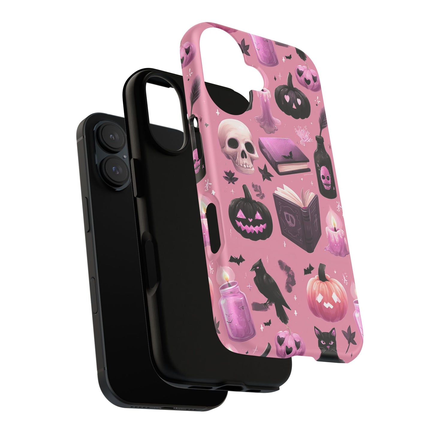 Spooky Phone Case - Halloween Design, Cute Costume Accessory, Fall Decor, Gift for Cat Lovers, Witchy Vibes, Trick or Treat
