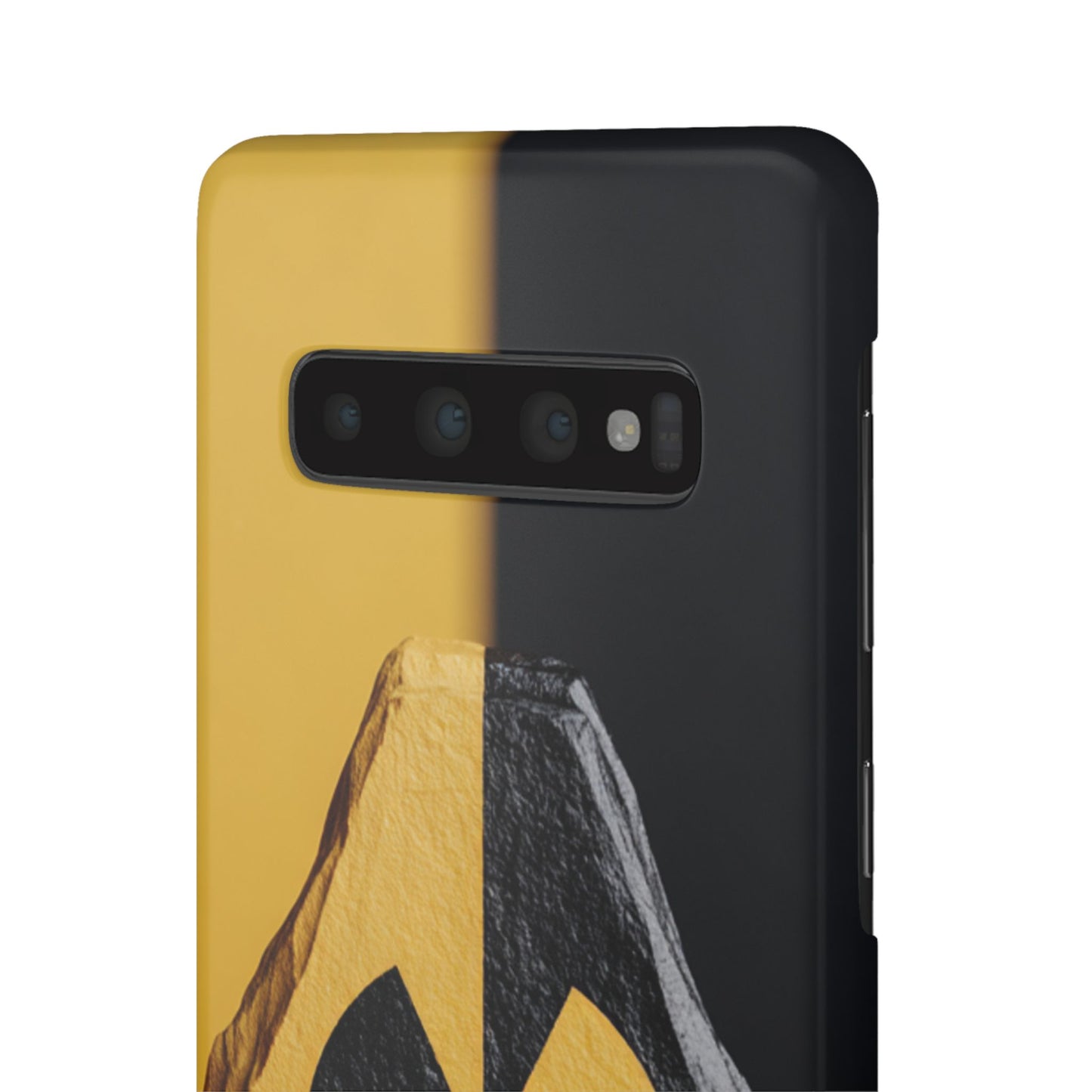 Bold Graphic Snap Case, Radiation Symbol Phone Cover, Trendy Phone Accessory, Unique Gift for Tech Lovers, Stylish Mobile Case