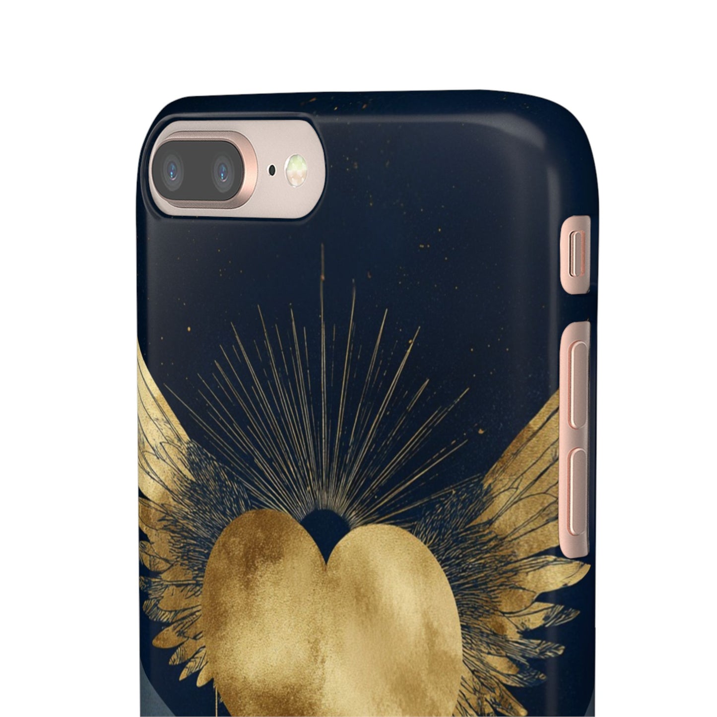 Heart Wing Snap Case, Elegant Phone Cover, Unique Gift, Artistic Accessory, Protective Case for Love and Romance