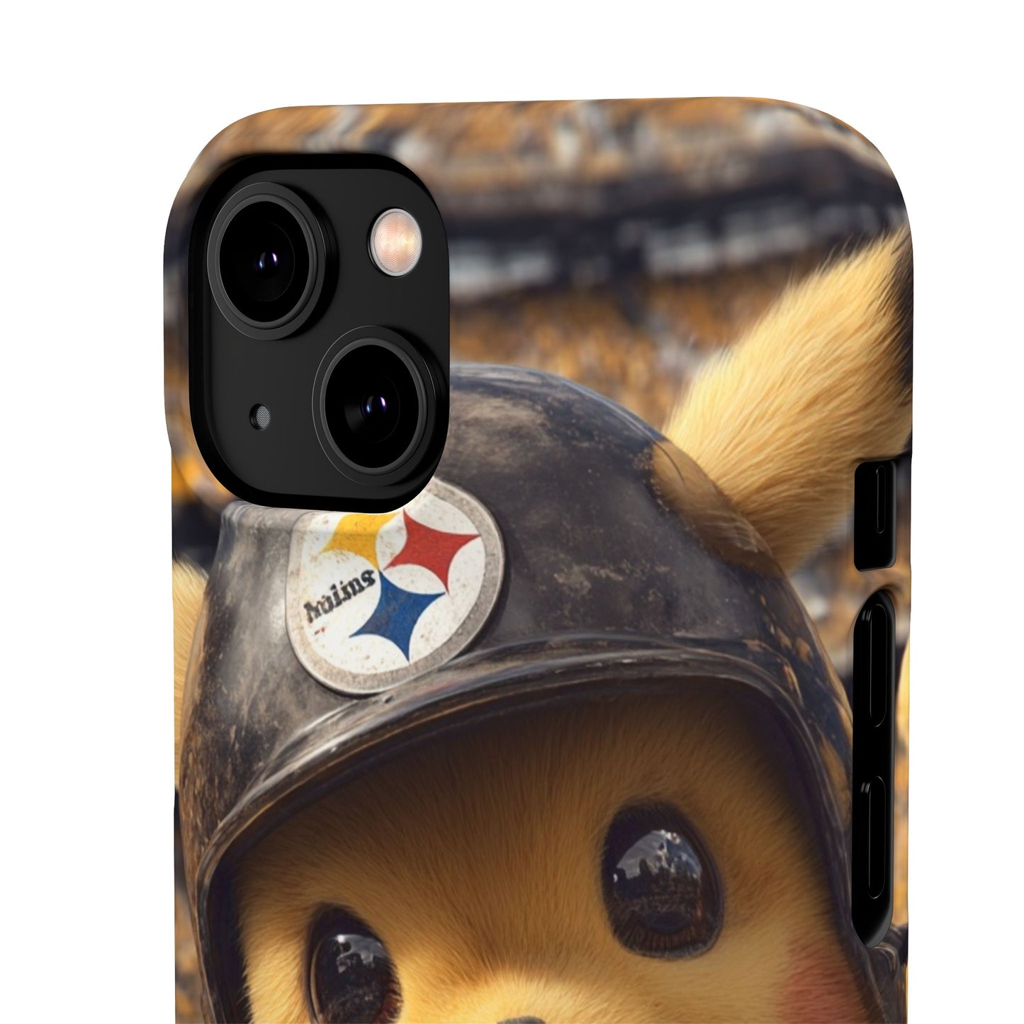 Fun Character Sports Snap Case, Phone Case, Fun Tech Accessory, Cute Gift for Gamers, Football Lovers, Kids.