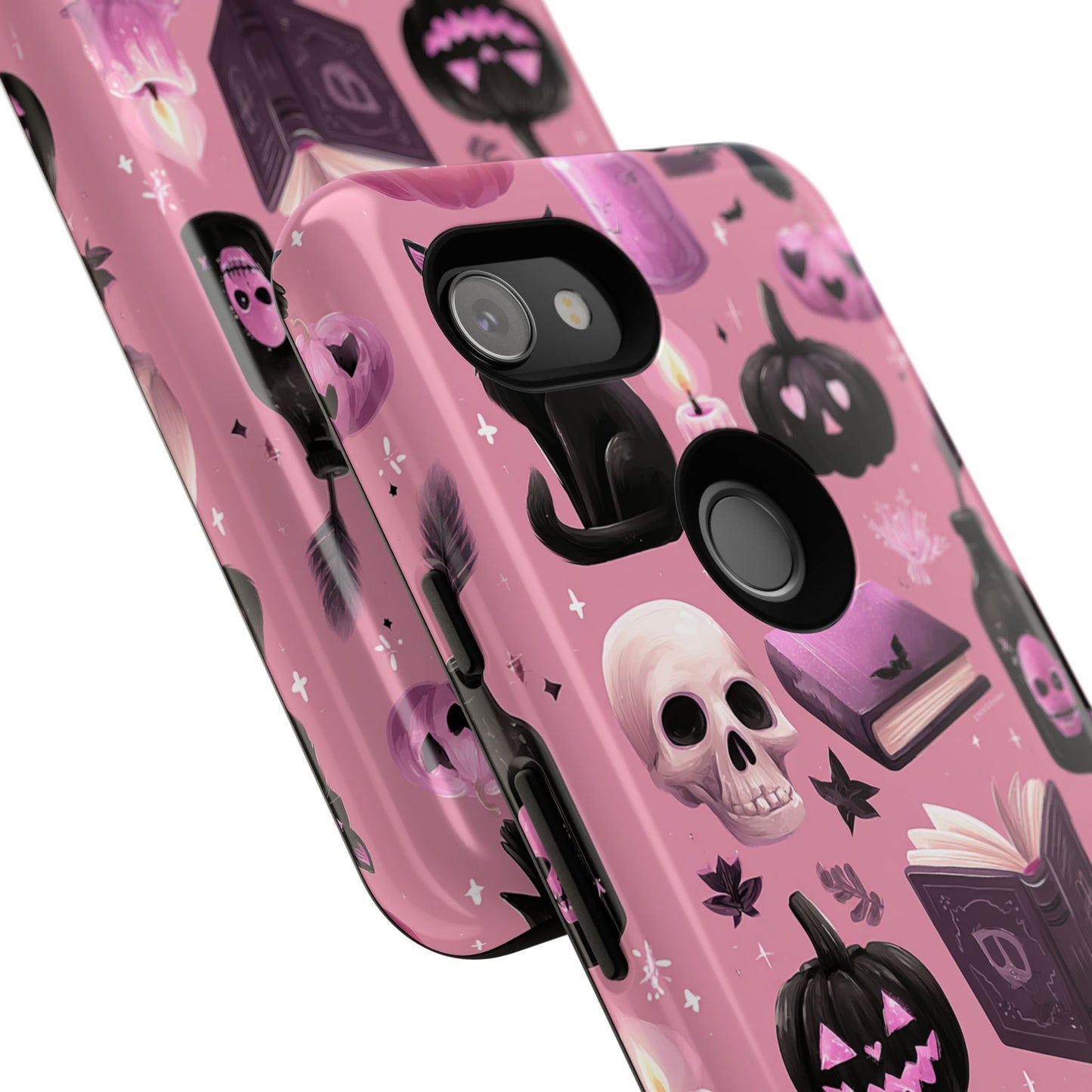 Spooky Phone Case - Halloween Design, Cute Costume Accessory, Fall Decor, Gift for Cat Lovers, Witchy Vibes, Trick or Treat