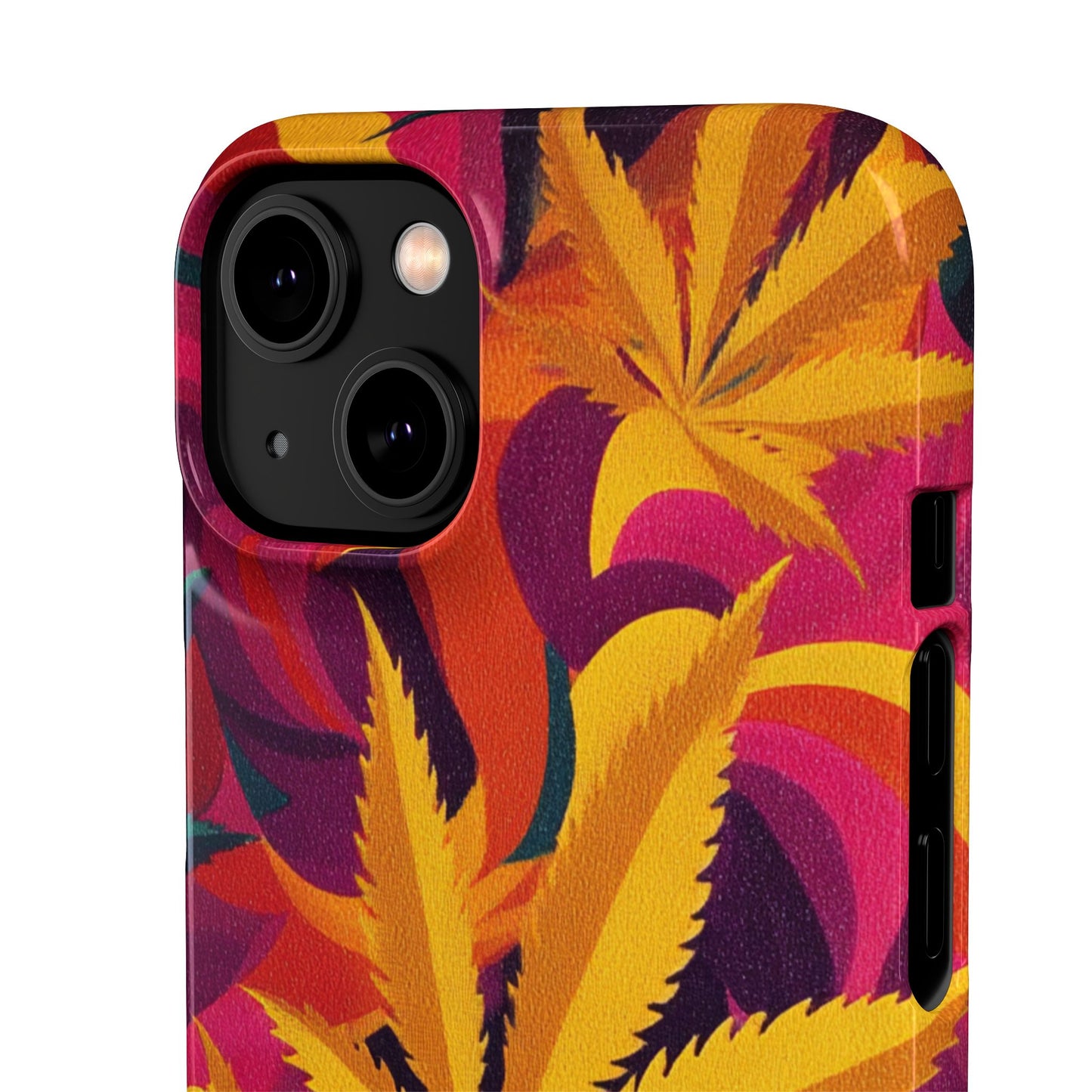 Autumn Vibe Cannabis Snap Case for IPhones and Samsungs Custom